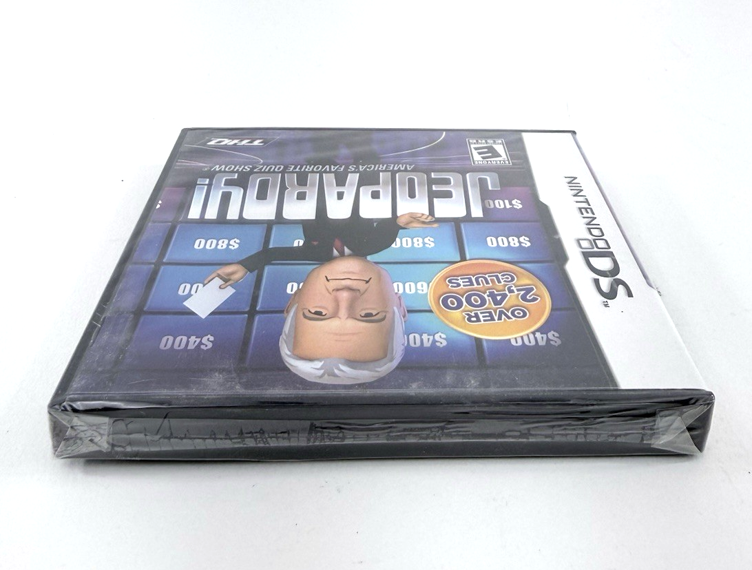 Jeopardy (Nintendo DS, 2010) New, Factory Sealed Alex Trebek Quiz Game