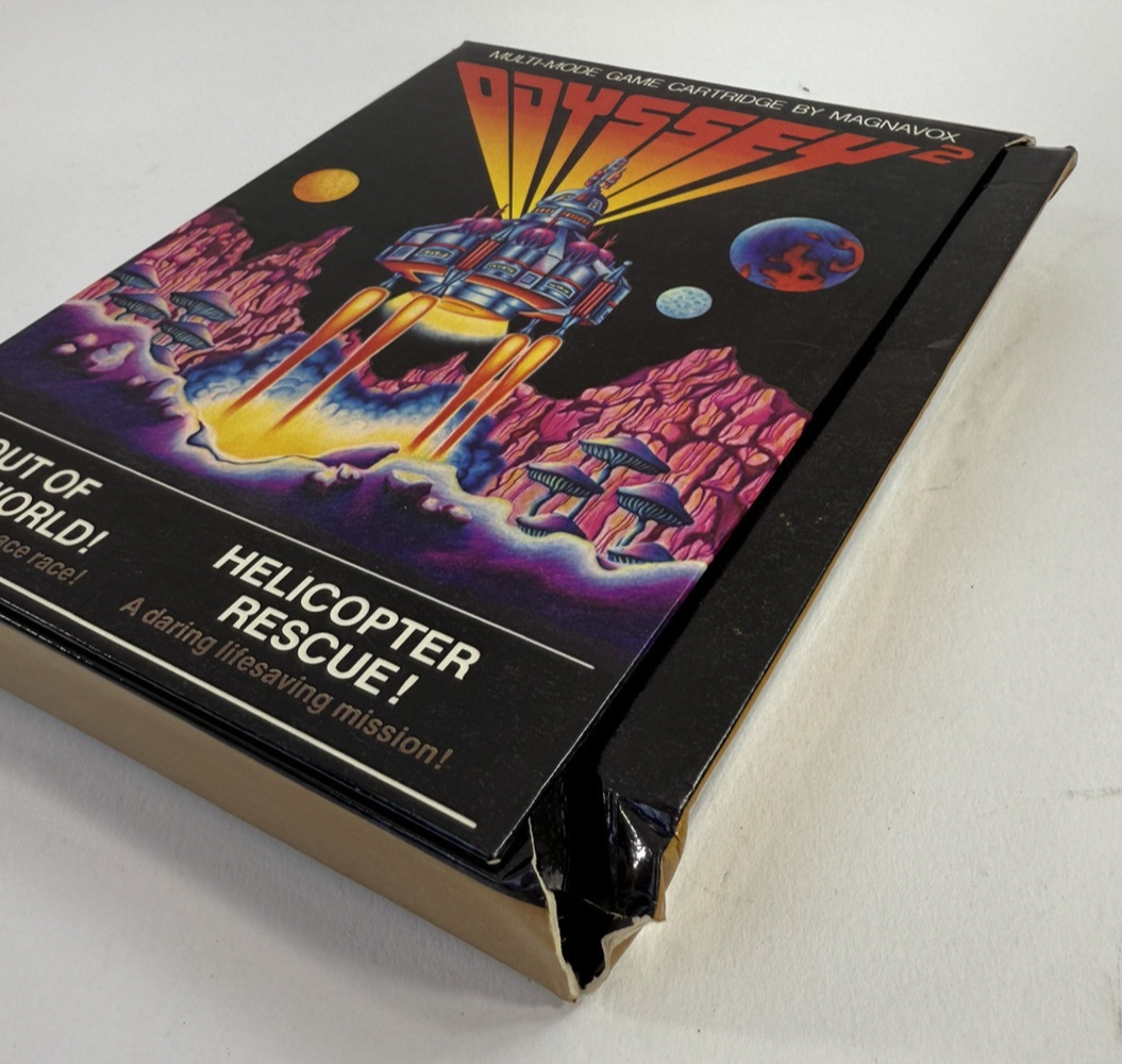 Out of This World/Helicopter Rescue (Odyssey 2/Videopac, 1979) Game Box Manual