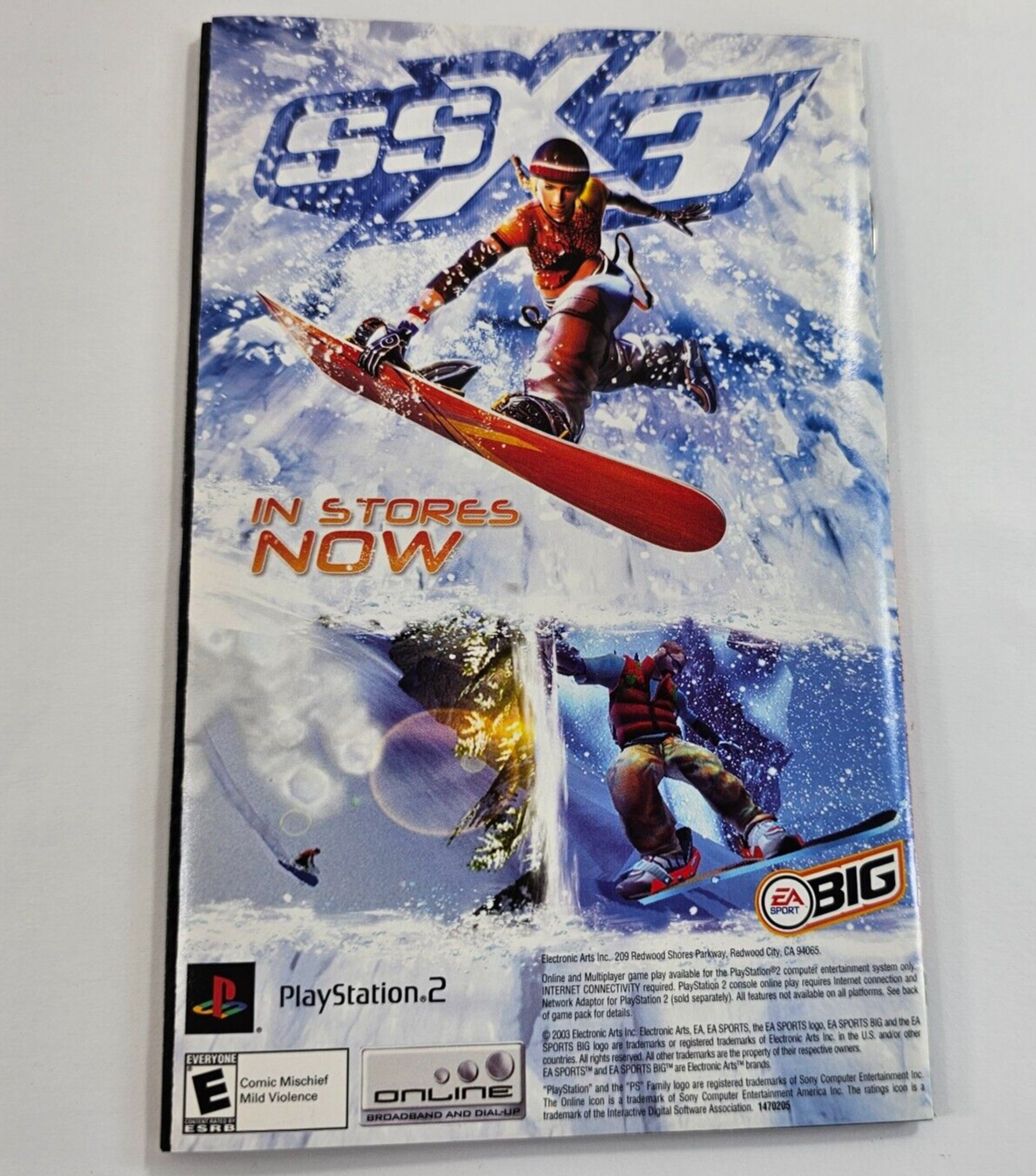 Need for Speed: Underground (Sony PlayStation 2, 2003) Game Case Manual - Tested