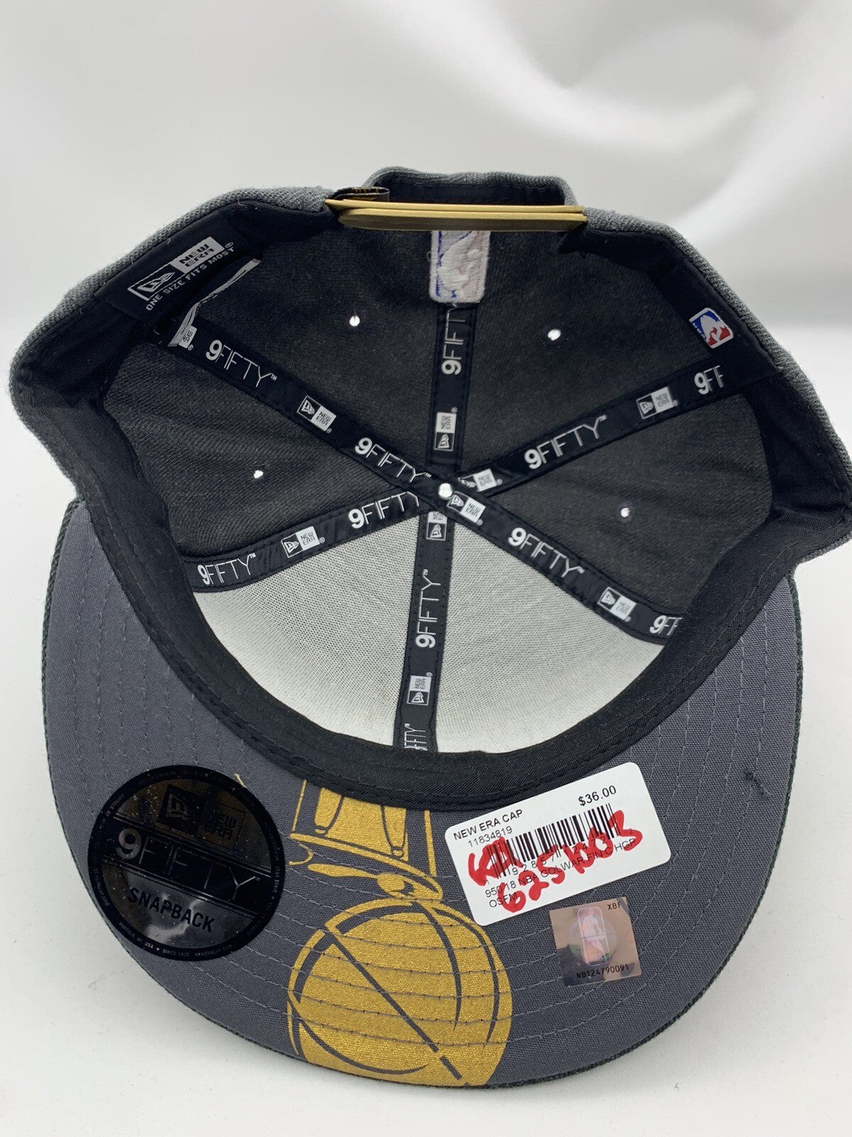 NBA 2018 Champs New Era 9Fifty Snapback Hat - Blank (Sample Hat) 