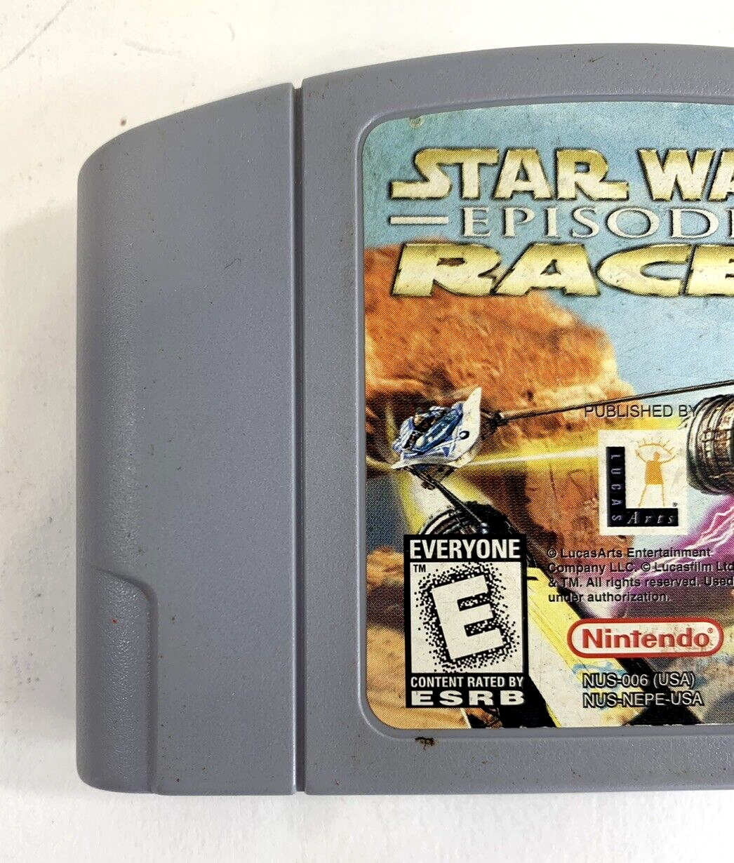 Star Wars Episode 1 Racer (Nintendo 64, 1999) Authentic Game Cartridge - Tested