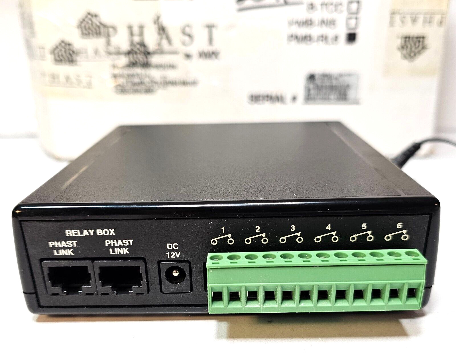 Phast by AMX Landmark PMB-RL6 Remote Relay Box with Power Supply - Tested