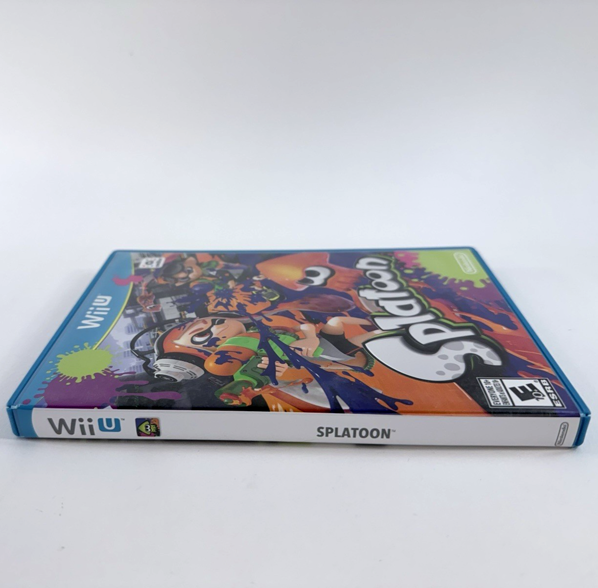 Splatoon (Nintendo Wii U, 2015) Game Case Manual - Tested and Working