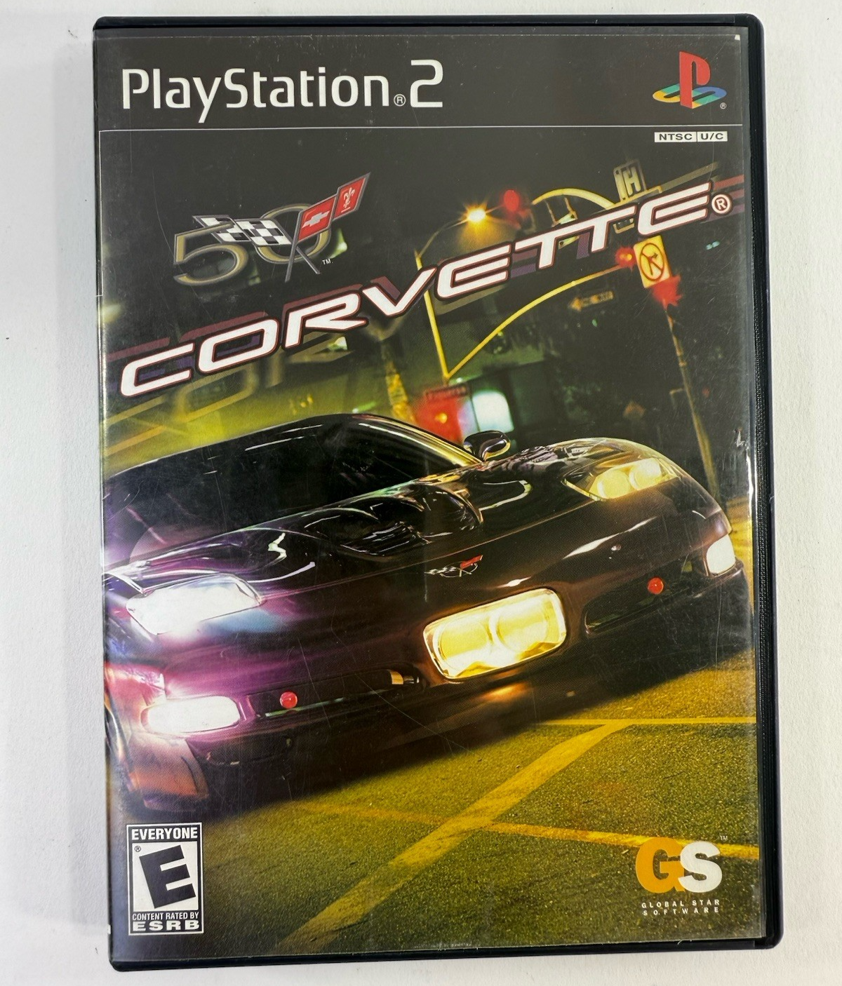 Corvette (Sony PlayStation 2, 2004) Game Case Manual - Tested and Working