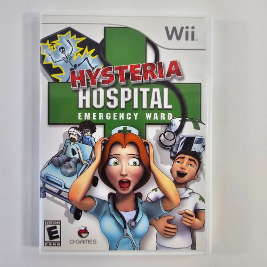 Hysteria Hospital: Emergency Ward (Nintendo Wii, 2009) Game Case Manual - Tested