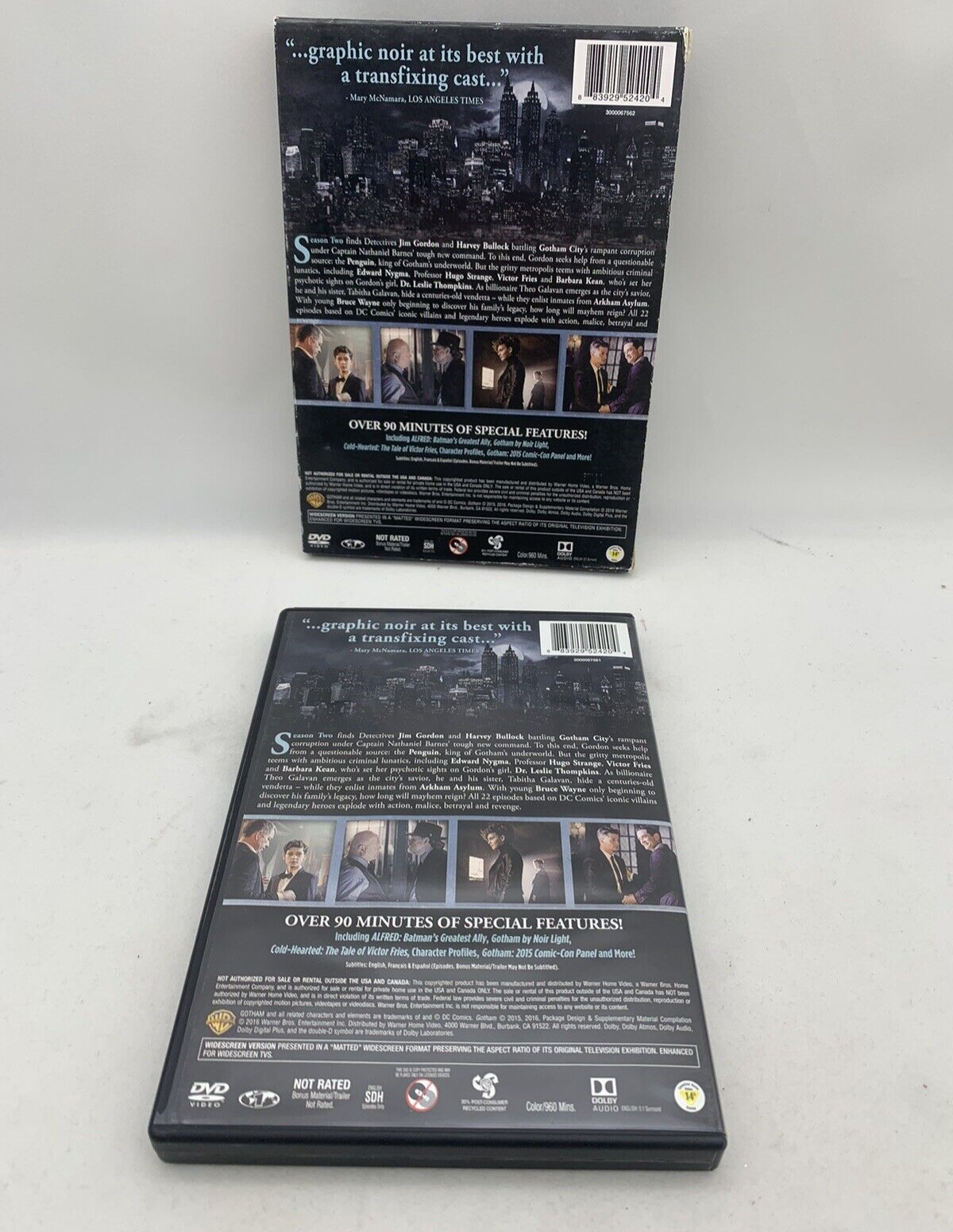 Gotham: The Complete First Season (DVD TV Bundle) The Complete Second Season