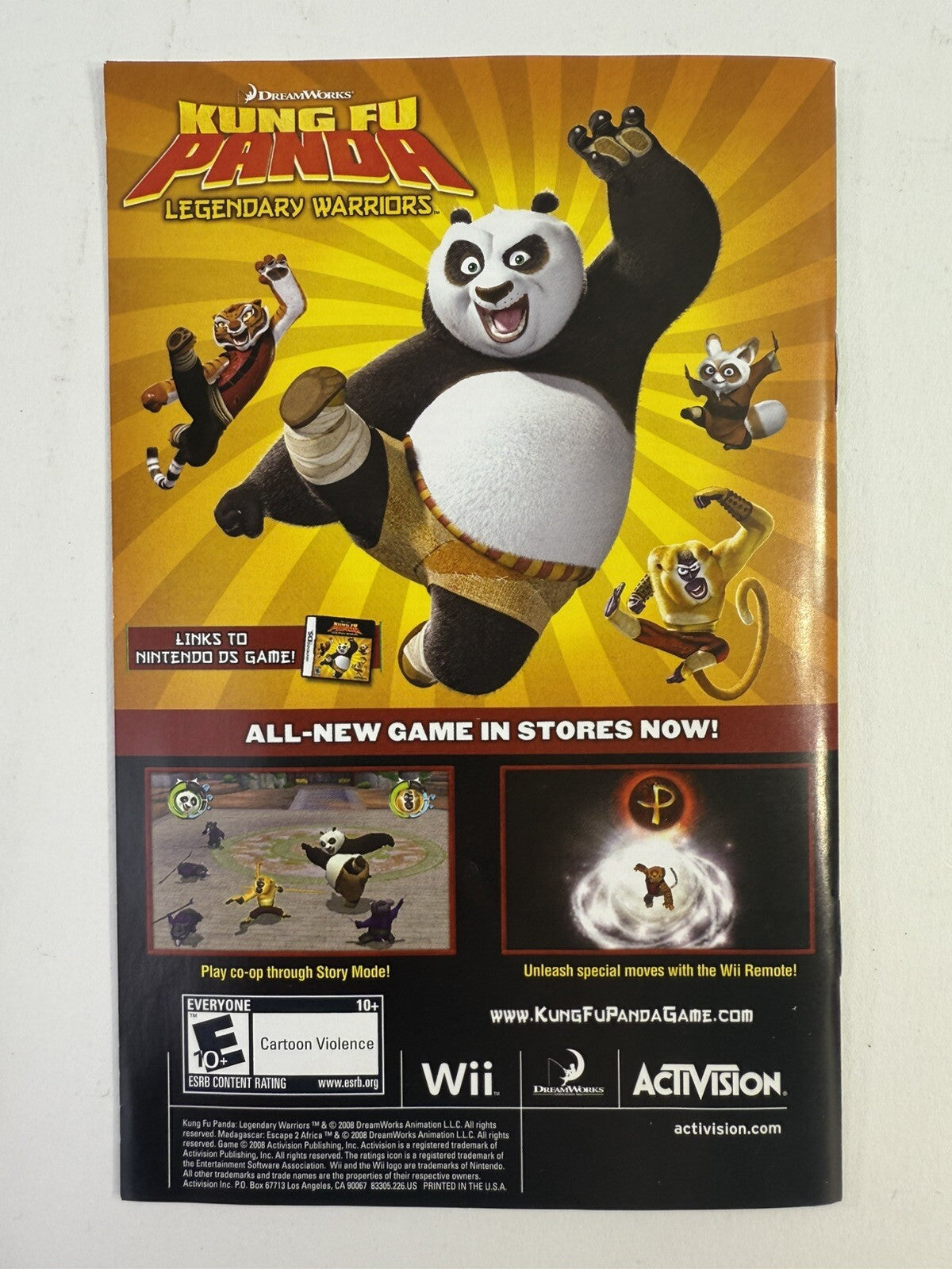 Madagascar: Escape 2 Africa (Nintendo Wii, 2008) Game Case Manual - Tested