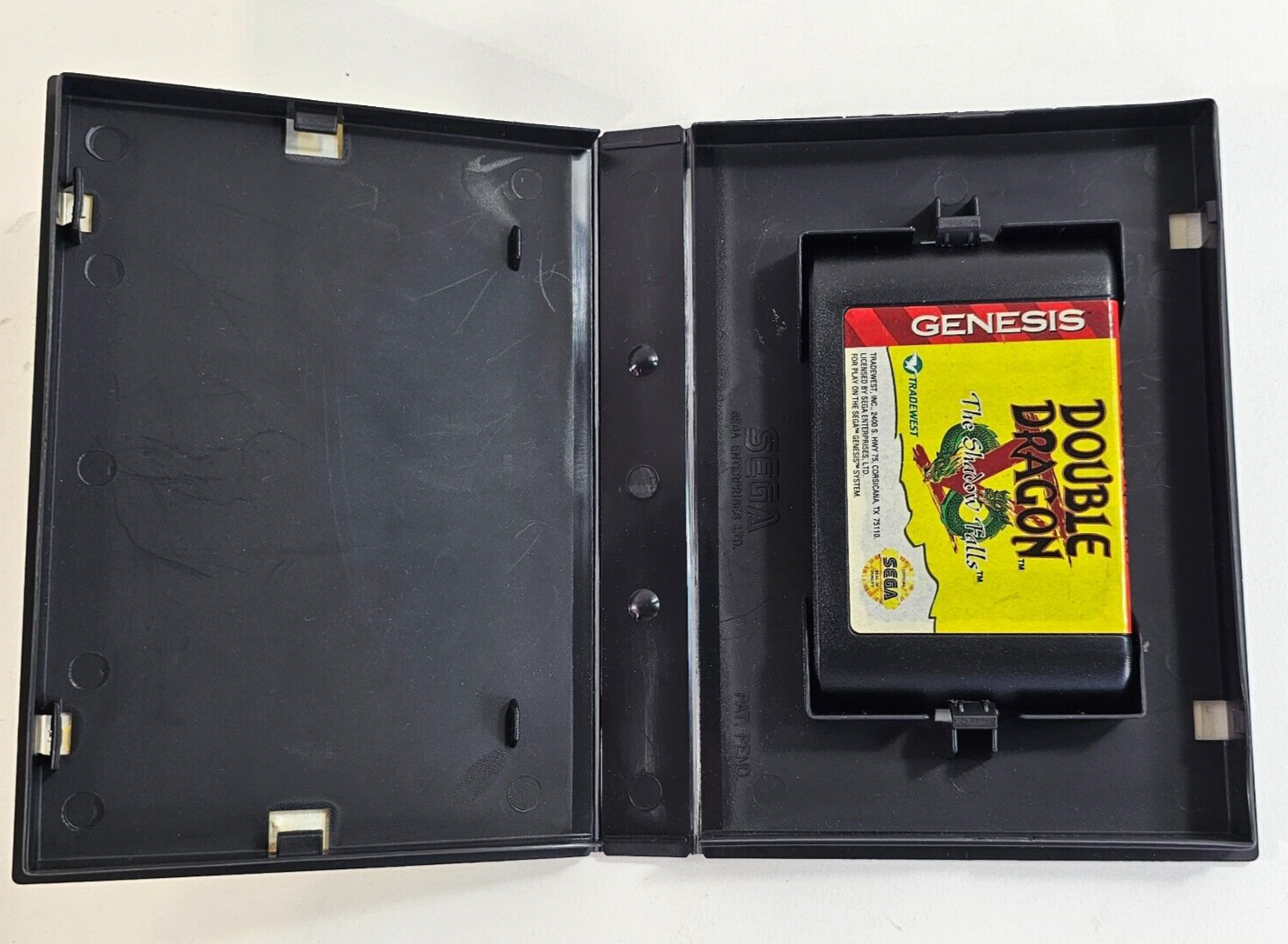 Double Dragon V: The Shadow Falls (Sega Genesis, 1994) Game and Case - Tested