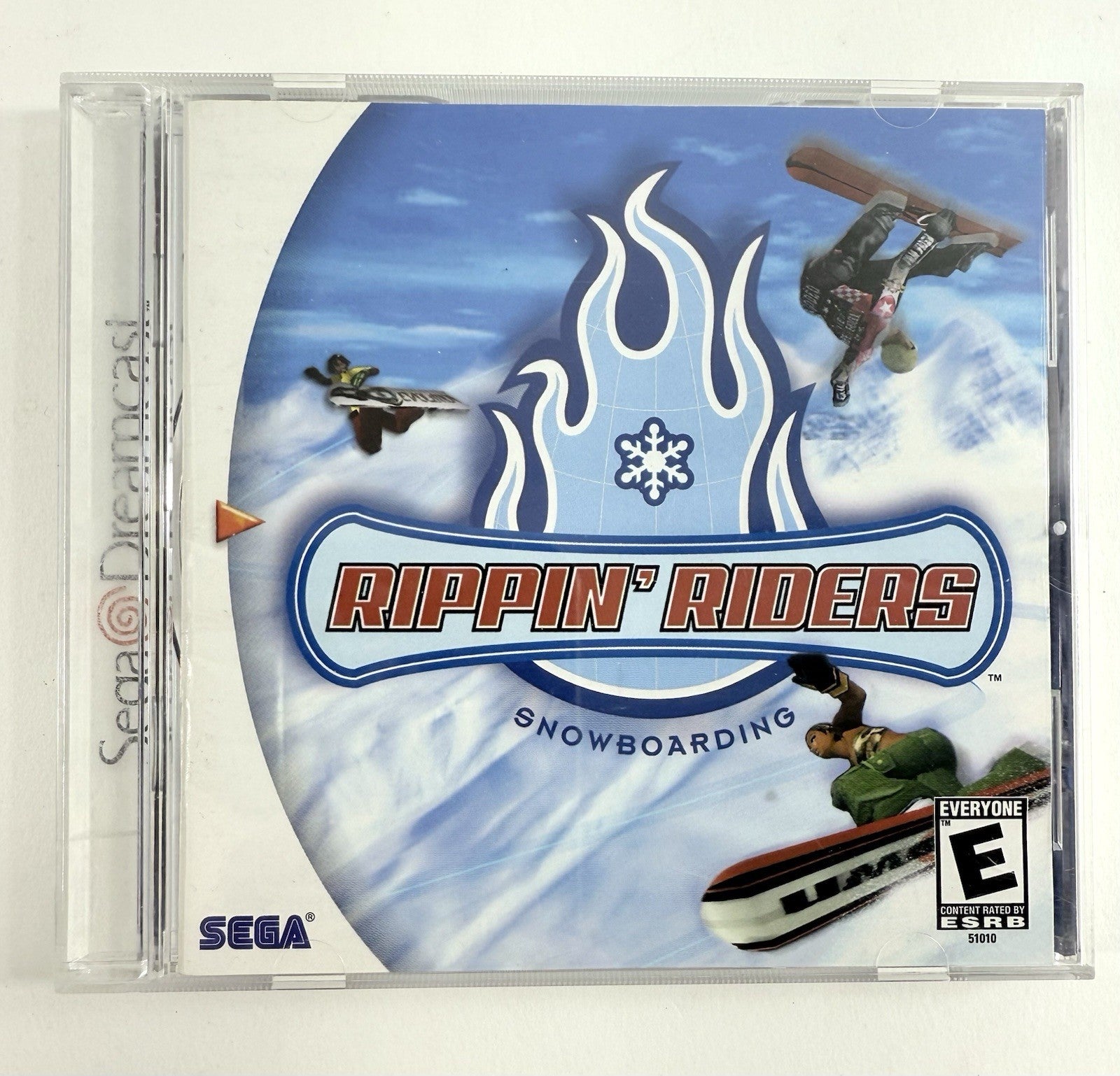 Rippin' Riders Snowboarding (Sega Dreamcast, 1999) Game, Case, Manual - Tested