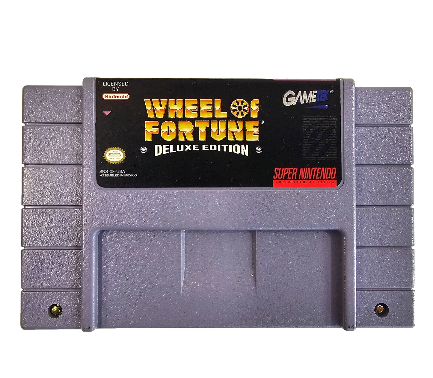Wheel of Fortune Deluxe Edition (Super Nintendo, 1993) Game Box Manual Insert