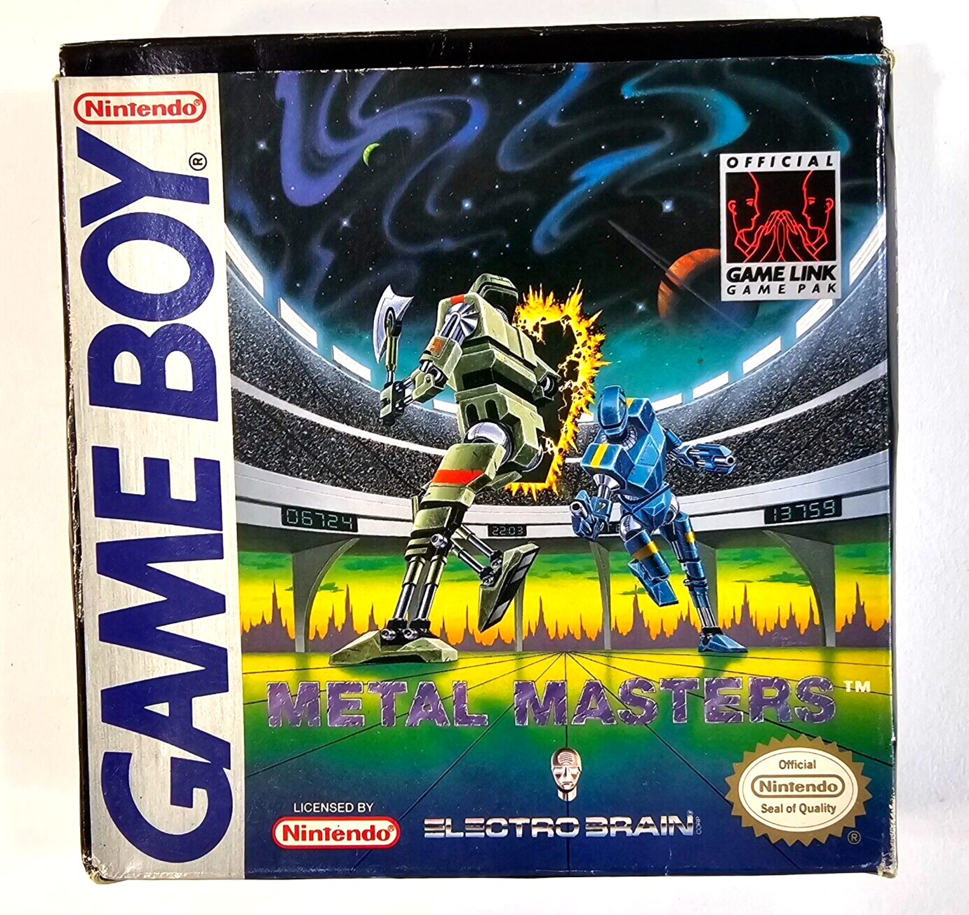 Metal Masters (Nintendo Game Boy, 1991) Game Box Manual Inserts Posters - Tested