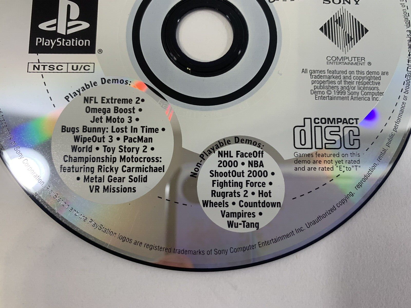 PlayStation Magazine Demo Disc 25 (PlayStation 1, 1999) Tested and Working