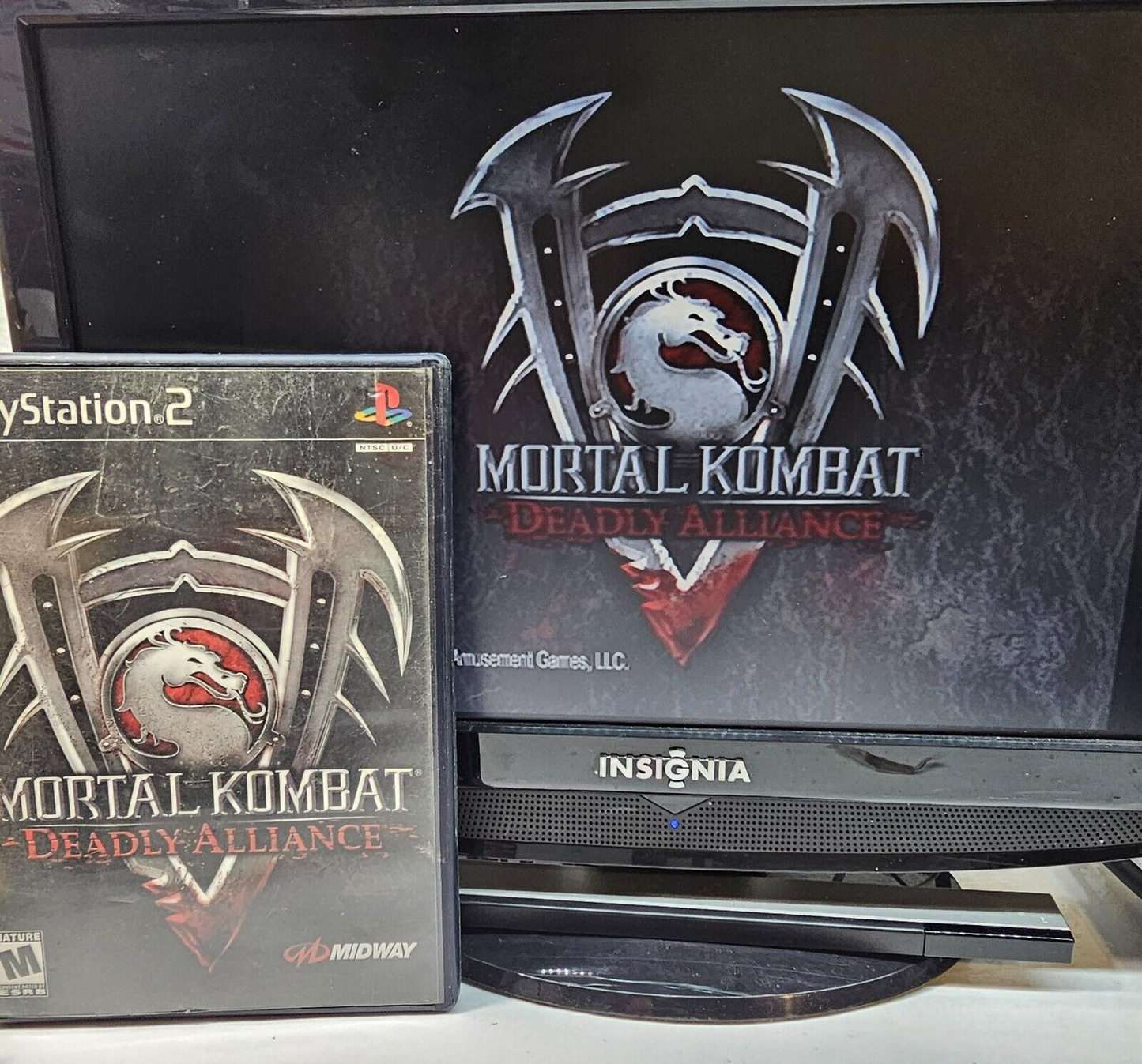 Mortal Kombat: Deadly Alliance (Sony PlayStation 2, 2002) Game and Case - Tested