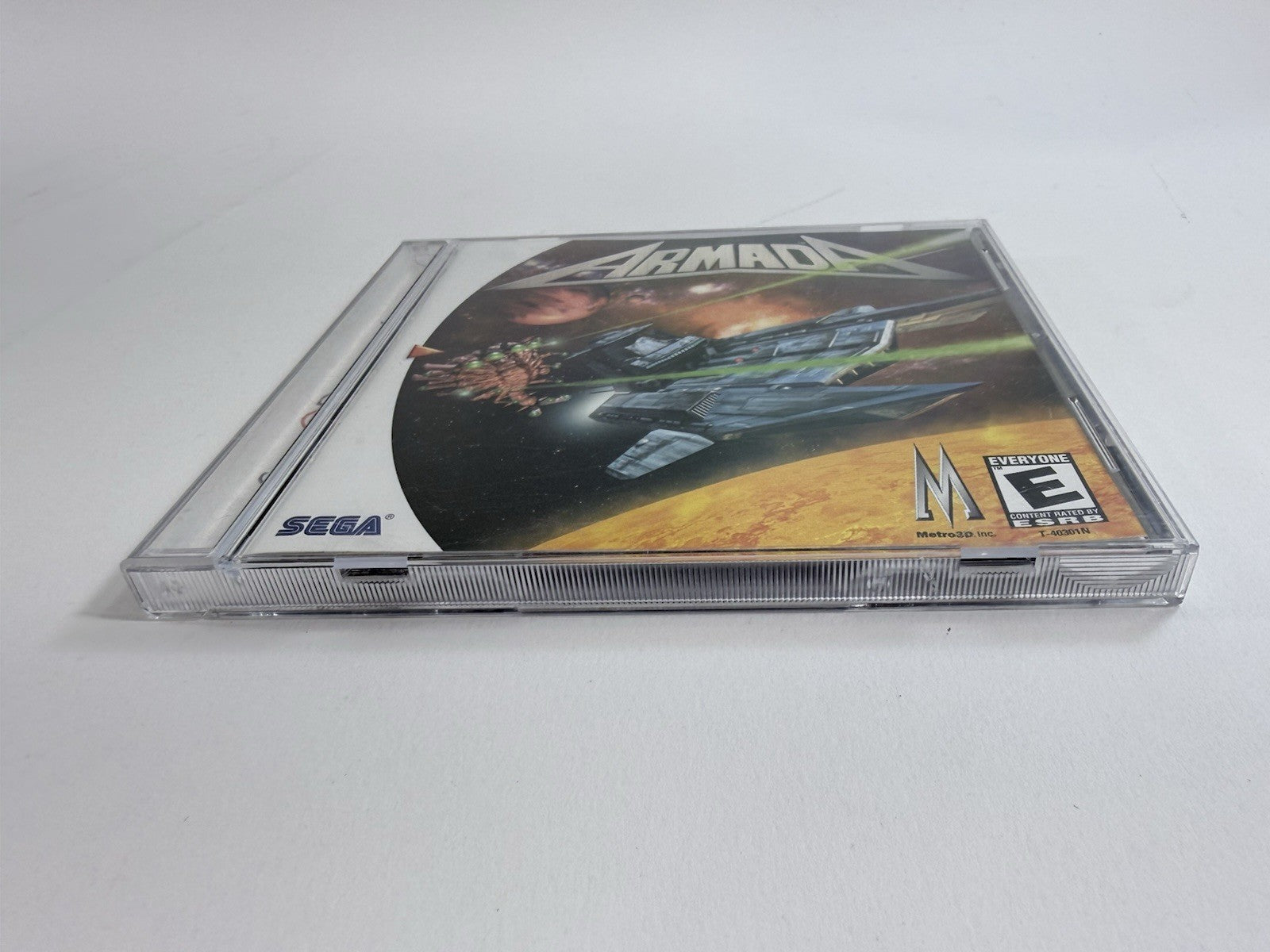 Armada (Sega Dreamcast, 1999) Game, Case, Manual - Tested and Working