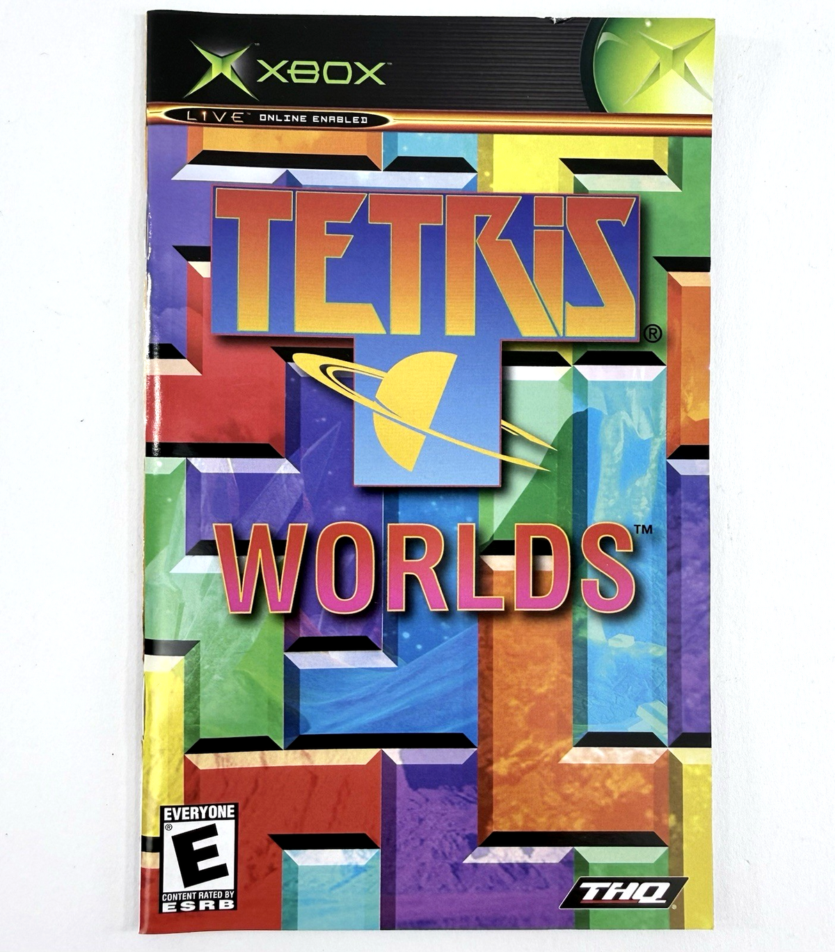 Star Wars: The Clone Wars/Tetris Worlds (Xbox, 2003) Game Case Manuals Insert