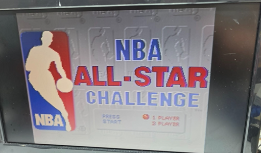 NBA All-Star Challenge (Sega Genesis, 1992) Game Cartridge - Tested