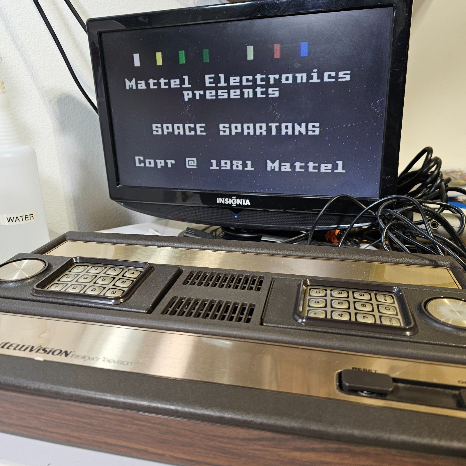 Space Spartans (Intellivision, 1982) Game Box Manual Overlays Complete