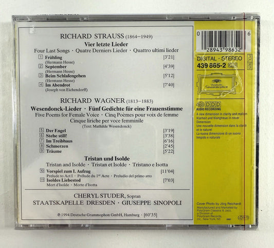 Strauss/Wagner/Tristan & Isolde (Deutche Grammophon CD, 1994) by C. Studer - New