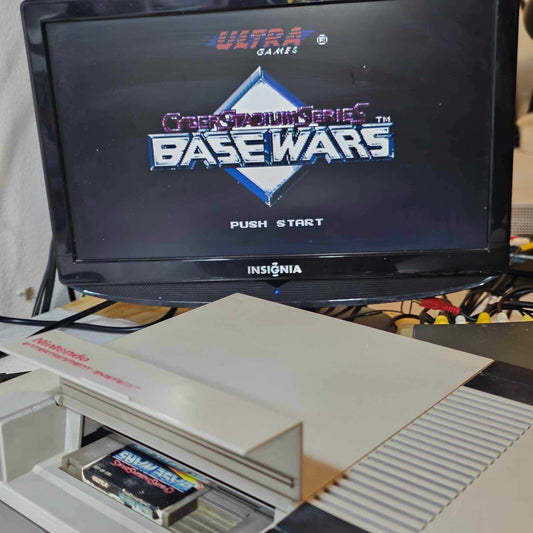 Cyber Stadium Series Base Wars (Nintendo NES, 1991) Game Cartridge - Tested