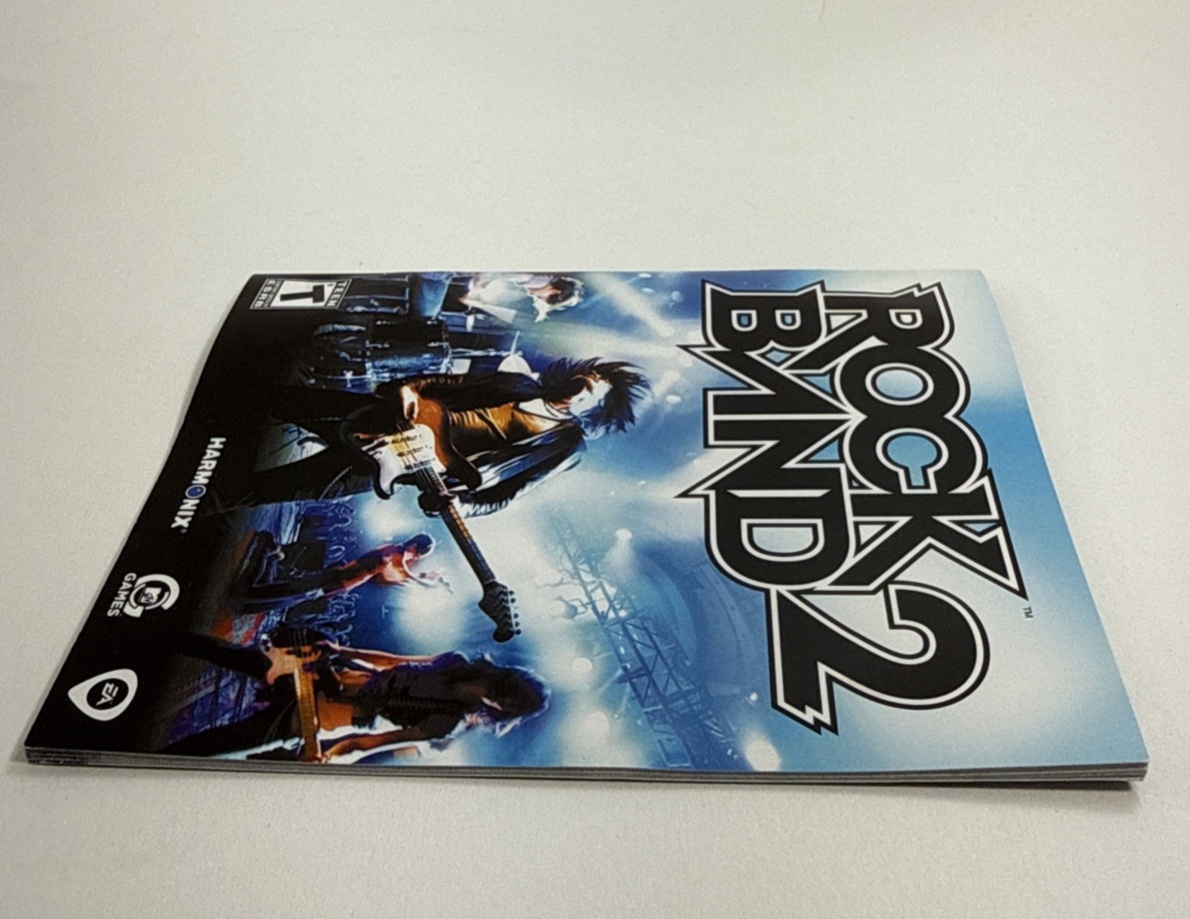 Rock Band 2 (Sony PlayStation 3, 2008) Game Case Manual - Tested and Working