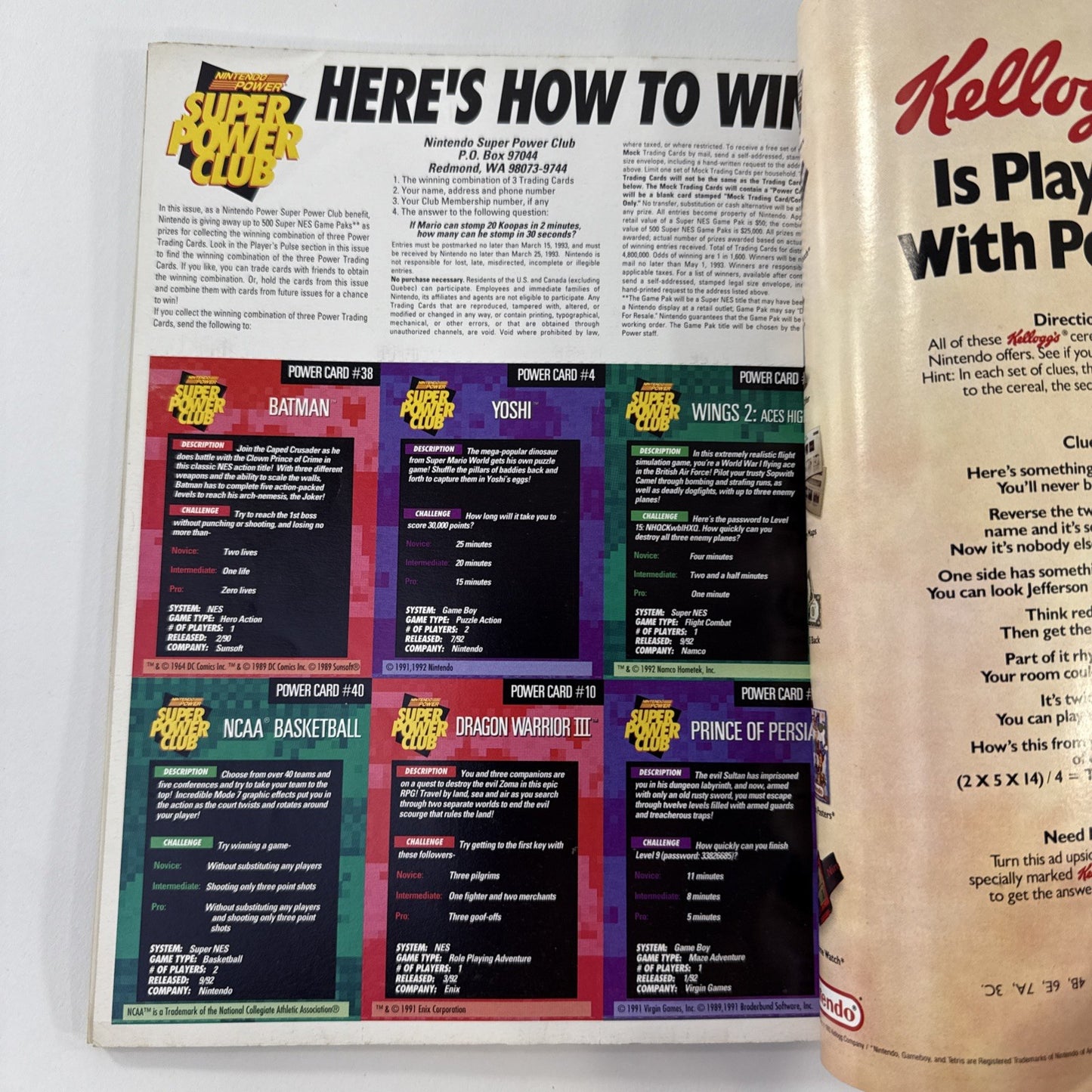 Nintendo Power Magazine - Vol. 45 - Pugsley's Scavenger Hunt
