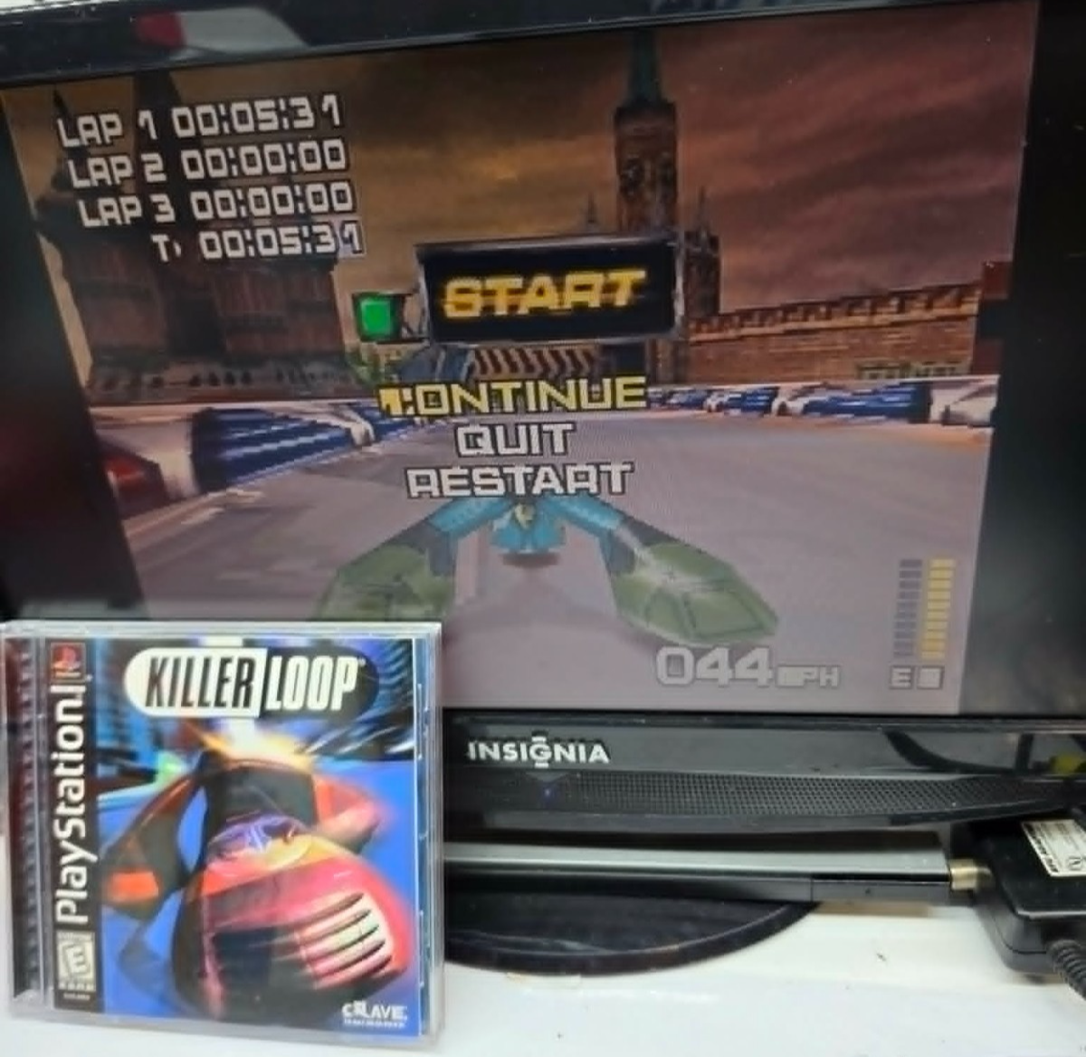 Killer Loop (Sony PlayStation 1, 1999) Game Case Manual Registration - Tested