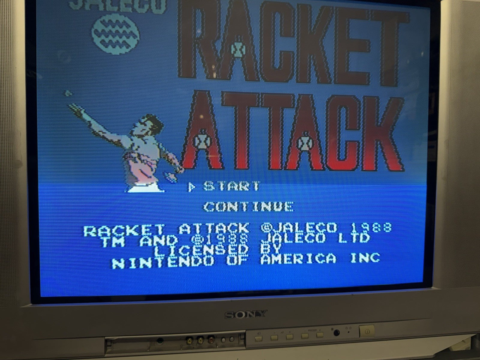 Racket Attack (Nintendo Entertainment System, 1988) Game Cartridge - Tested