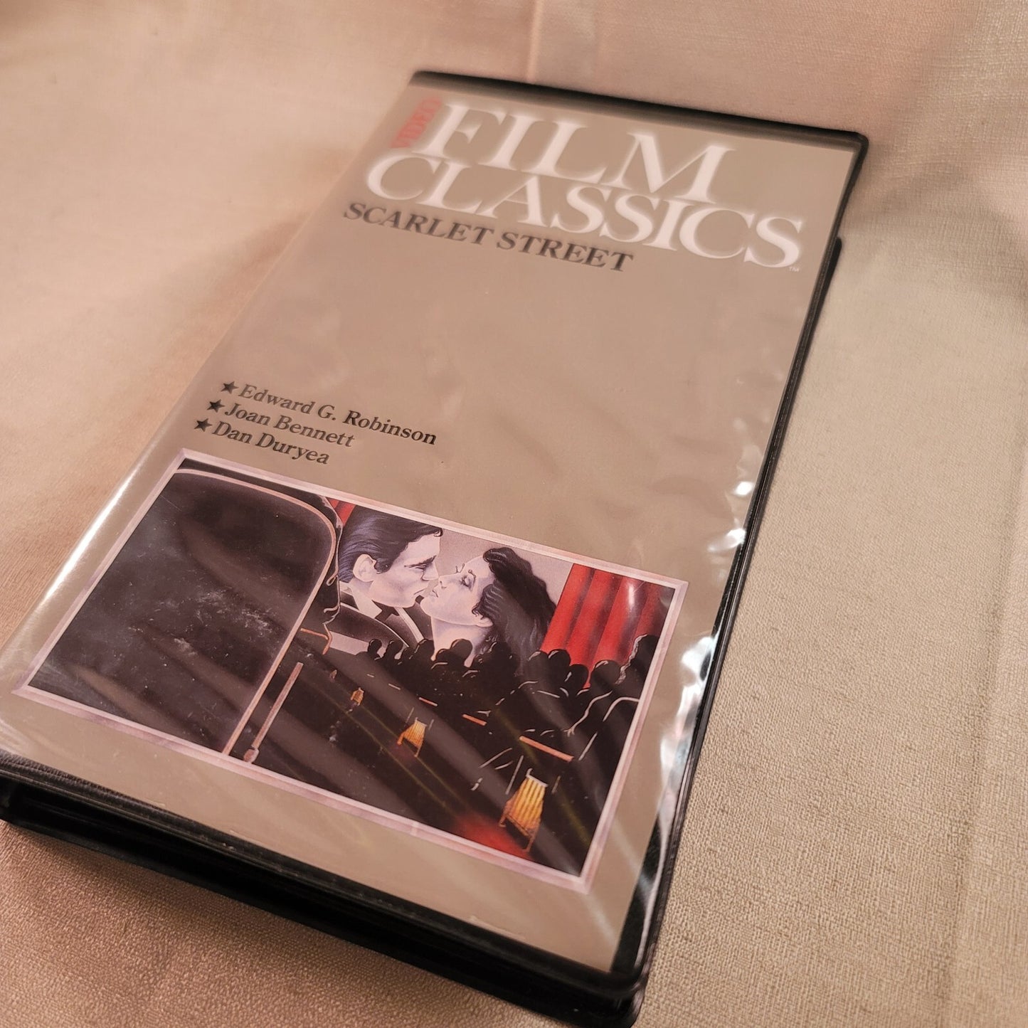 Scarlet Street VHS 1945 Edward G Robinson Joan Bennett Dan Duryea