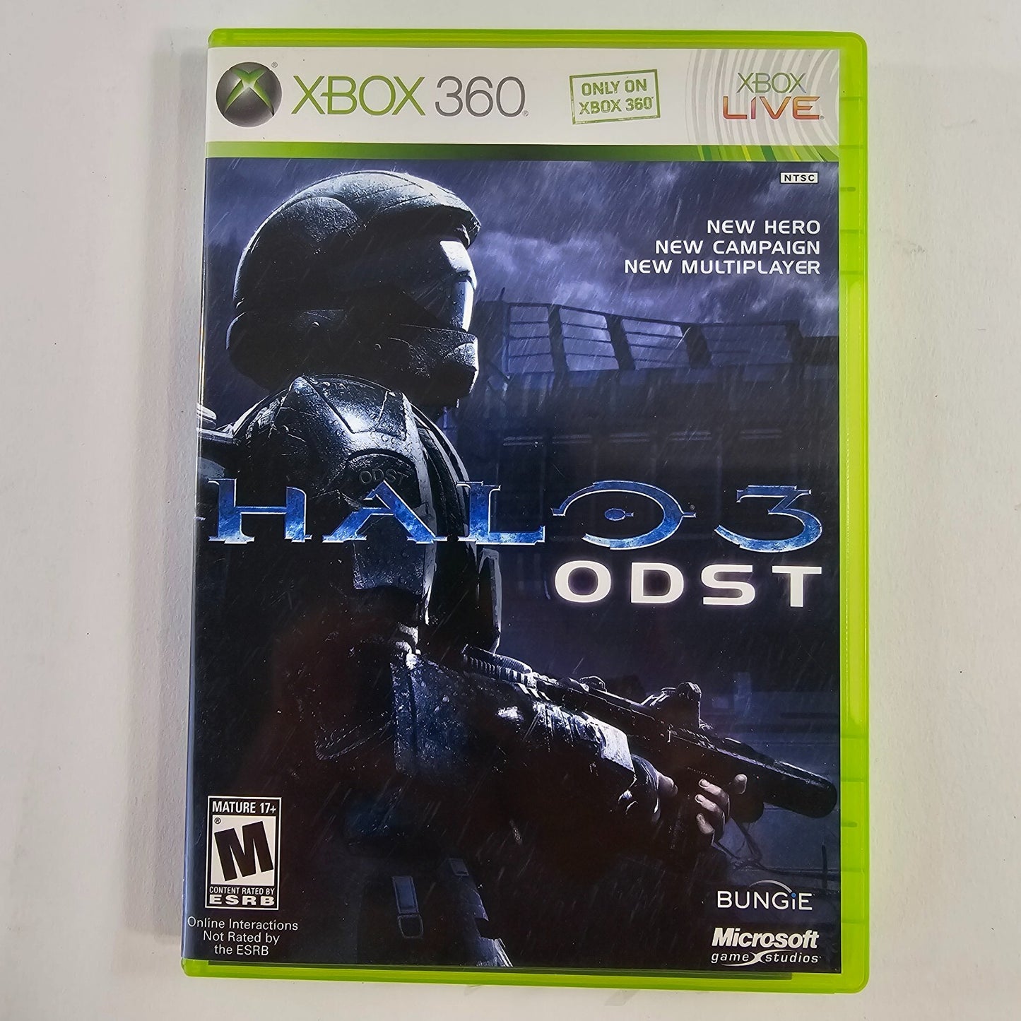 Halo 3: ODST (Microsoft Xbox 360, 2009) Game Discs Case Manual Insert - Tested