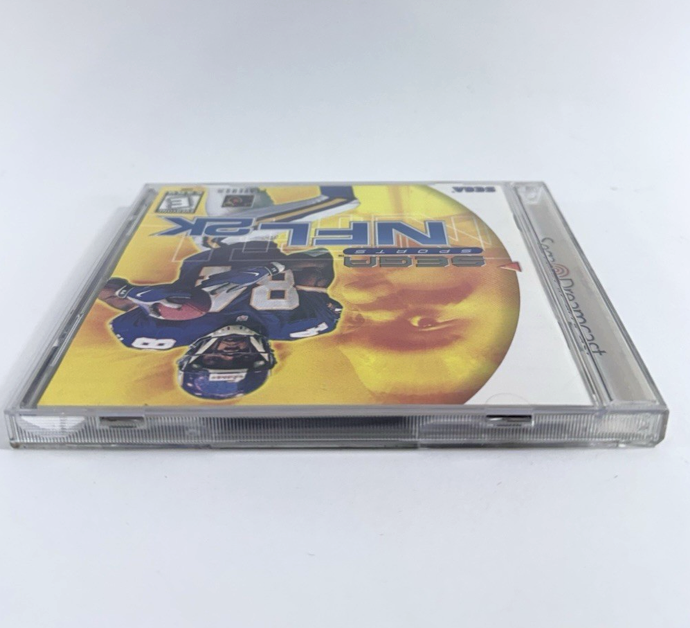NFL 2K (Sega Dreamcast, 1999) Game Case Manual - Tested and Working