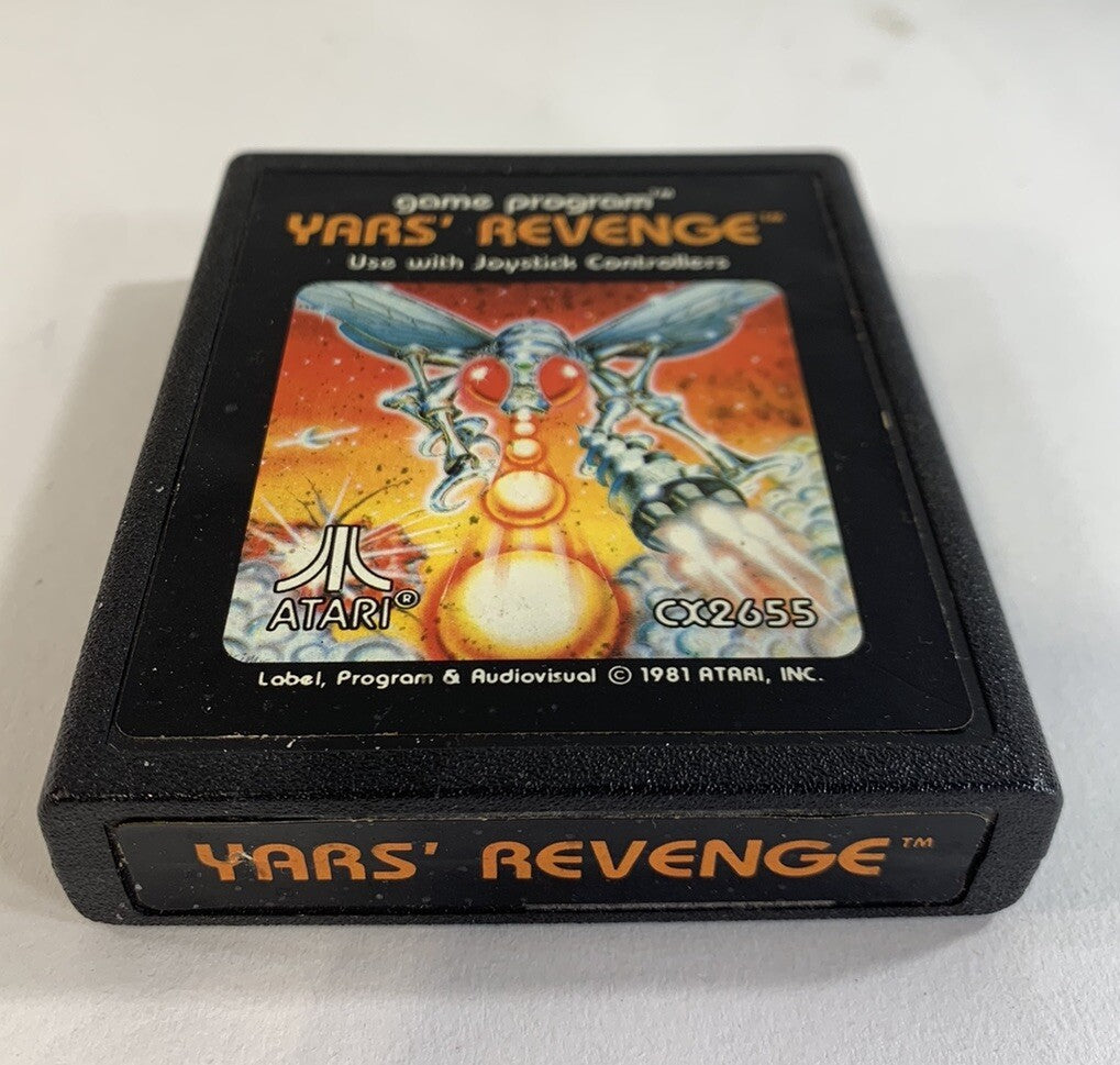 Yars' Revenge (Atari 2600, 1981) Authentic Game Cartridge - Tested