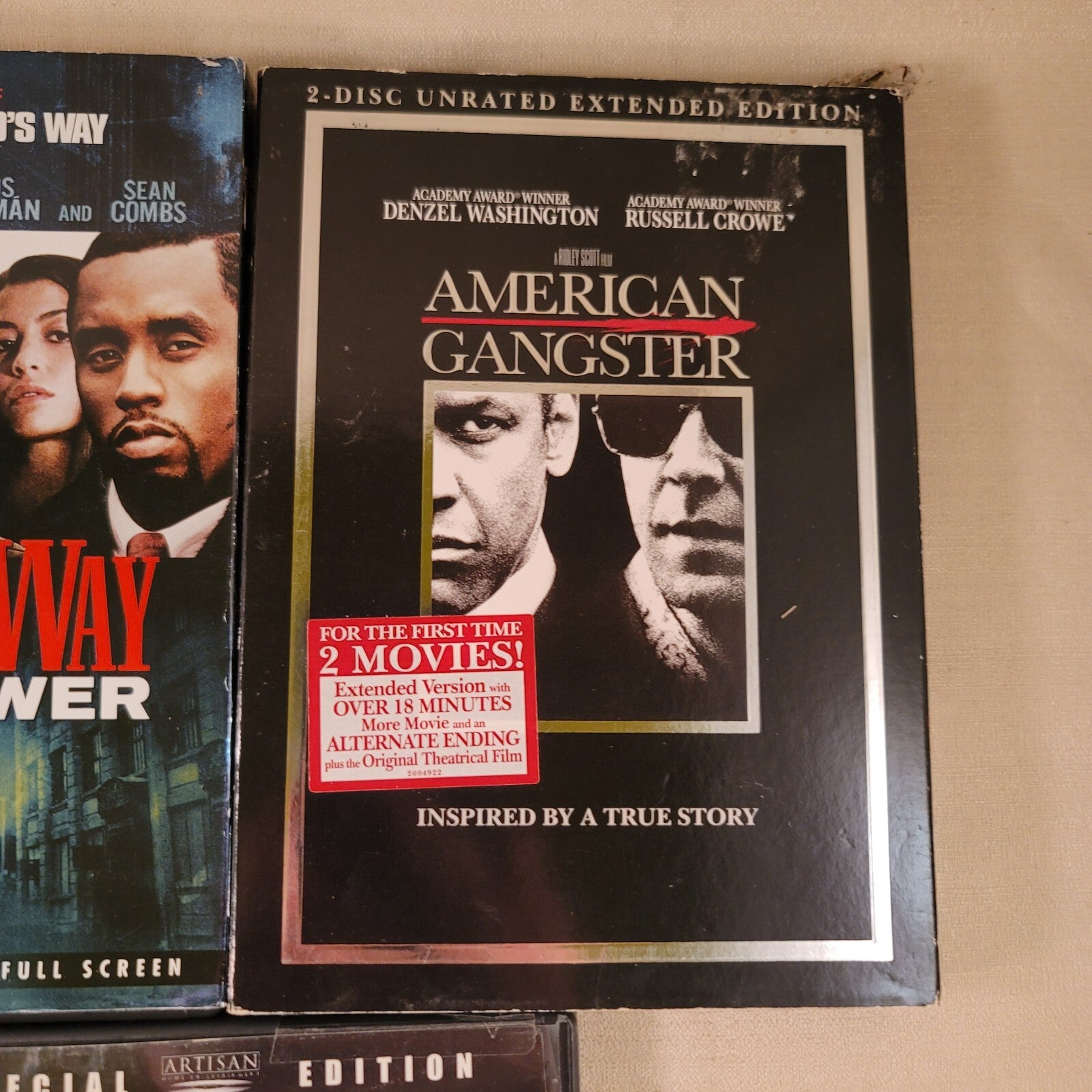 Reservoir Dogs/Carlito's Way/Rise to Power/American Gangster (Mob Movies) +1