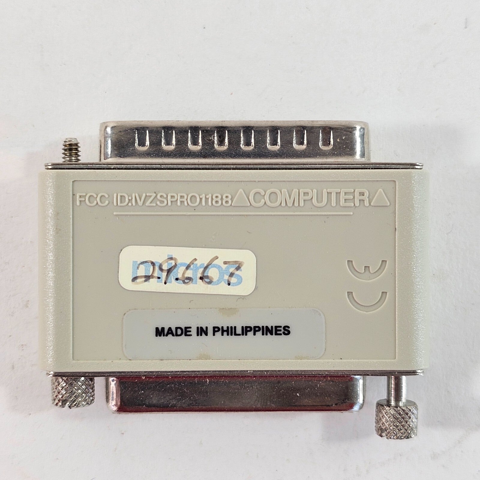 Rainbow Technologies Sentinel SuperPro Parallel Port Security Adapter SRB04366