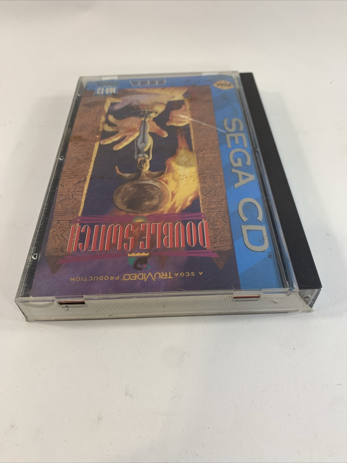 Double Switch (Sega CD 1993) Game Case Manual Registration Card CIB  Corey Haim