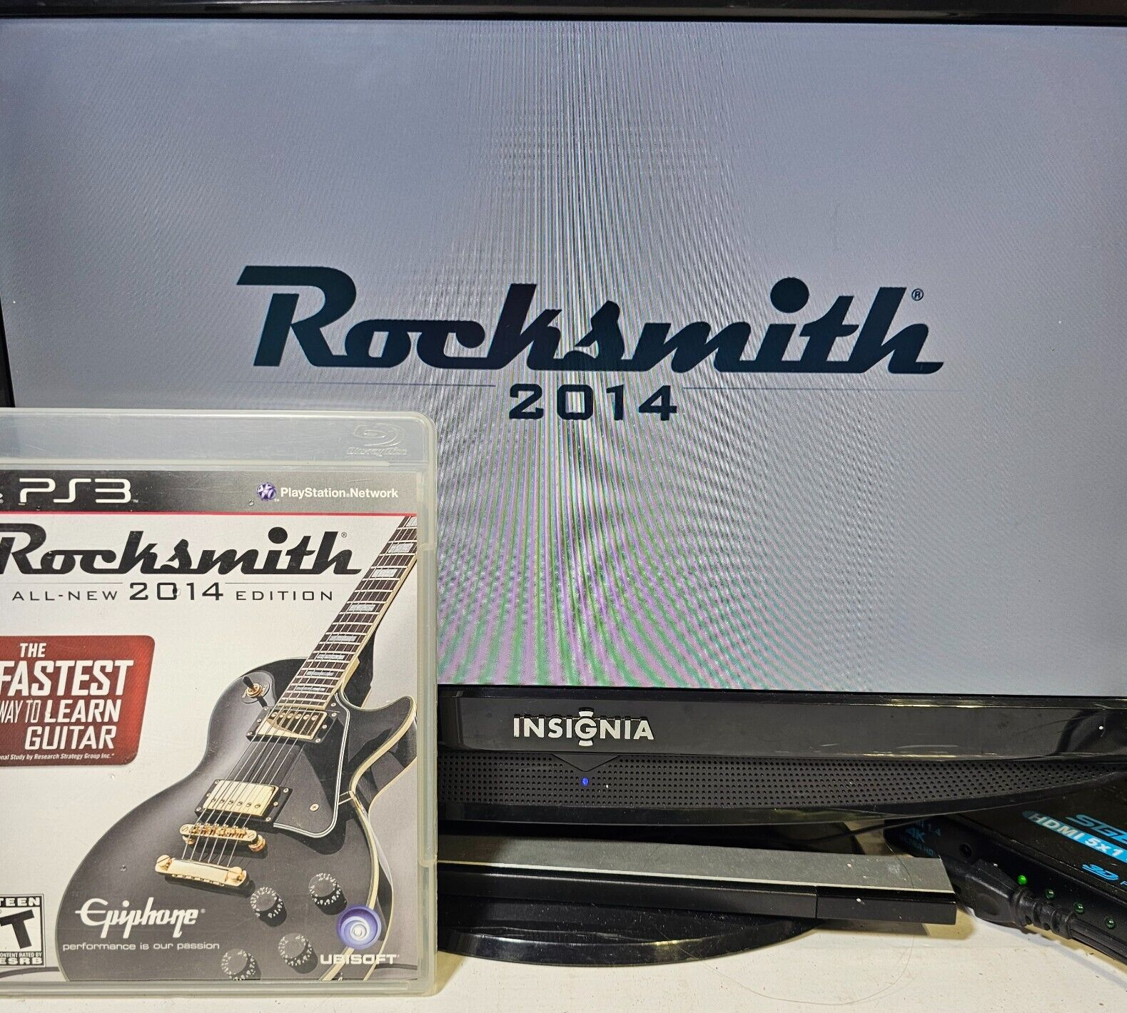 Rocksmith -- 2014 Edition (Sony PlayStation 3, 2013) Game Case Manual Inserts