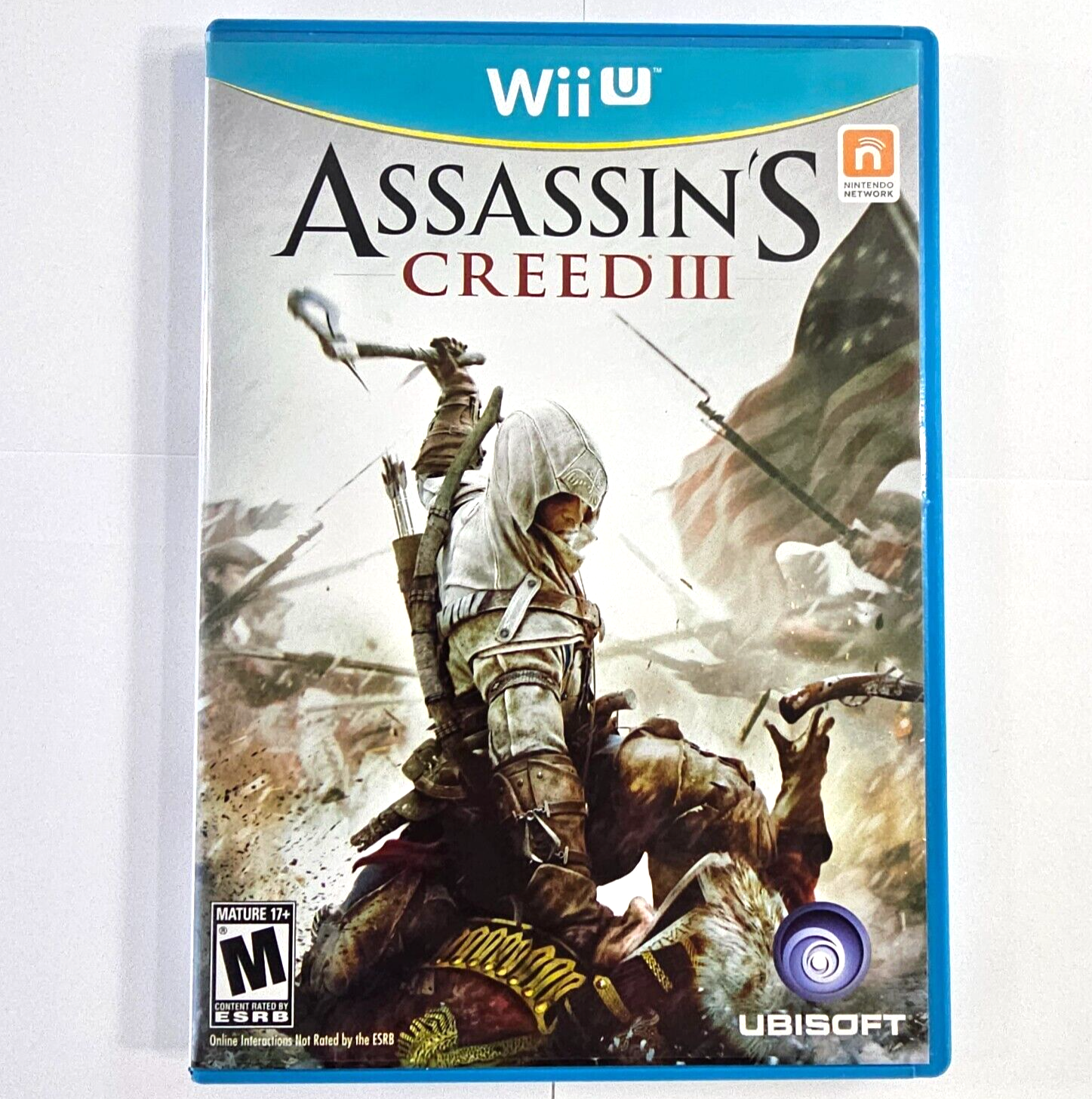 Assassin's Creed III (Nintendo Wii U, 2012) Game Case Manual - Tested