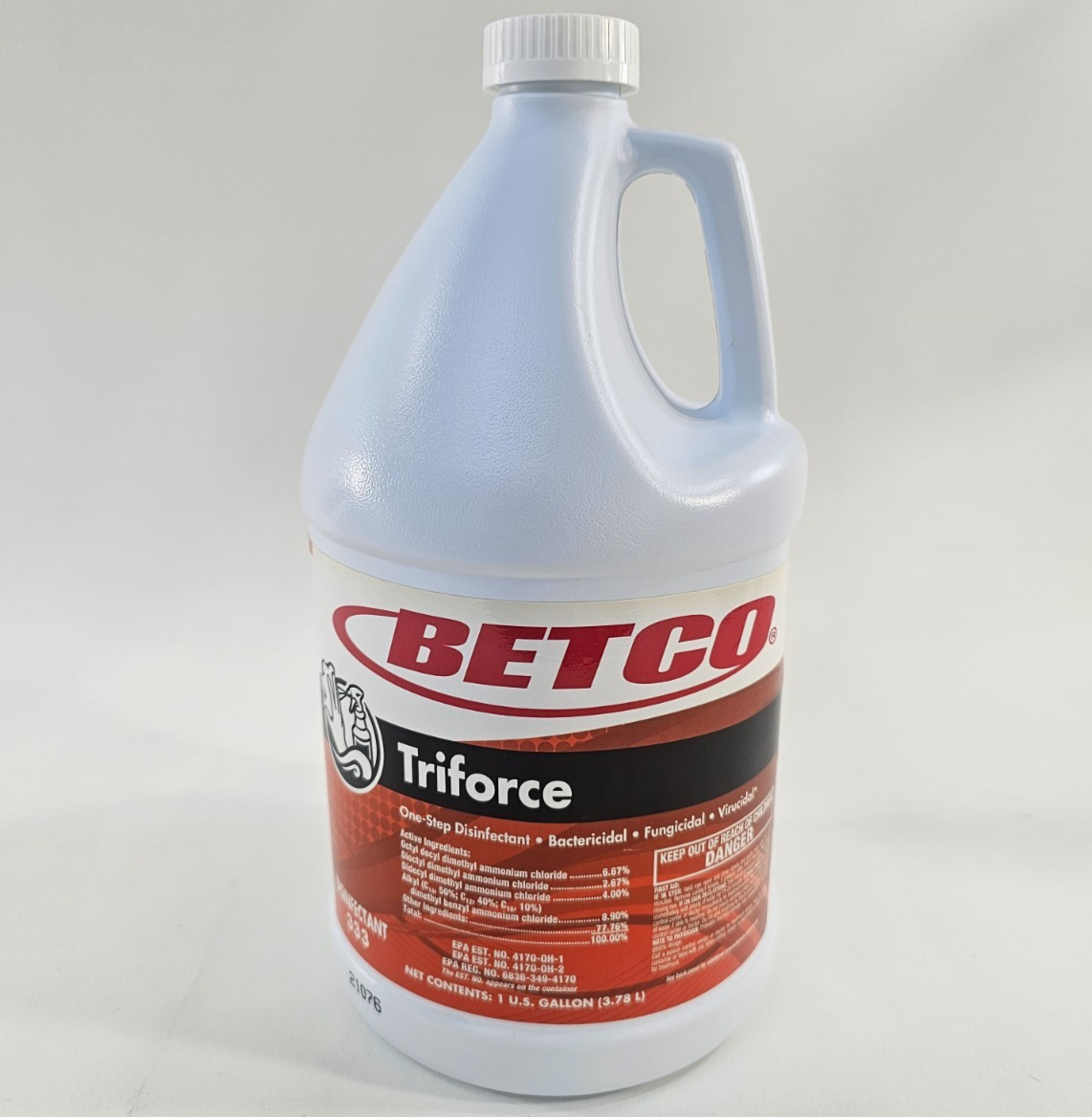 BETCO Triforce Commercial One-Step Disinfectant 333 - 1 Gal. Concentrate -New