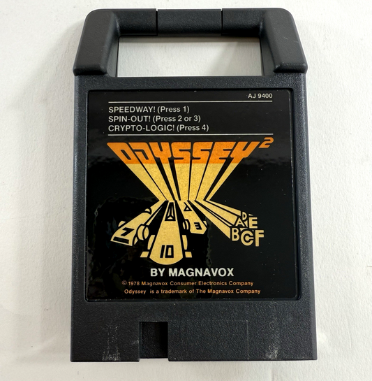 Speedway! Spin-out! Crypto-logic! (Magnavox Odyssey 2, 1978) Game Box Manual