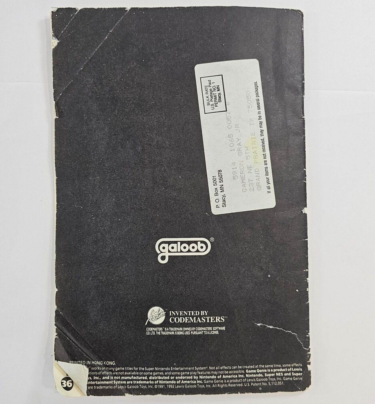 Galoob Game Genie Video Game Enhancer (Super Nintendo, 1992) with Code Books