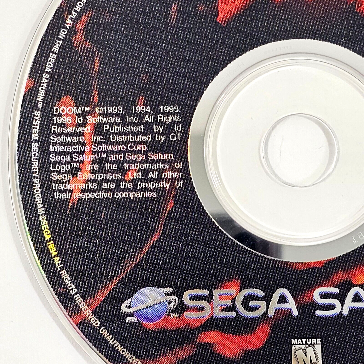 Doom (Sega Saturn, 1996) Game Disc - Tested and Working
