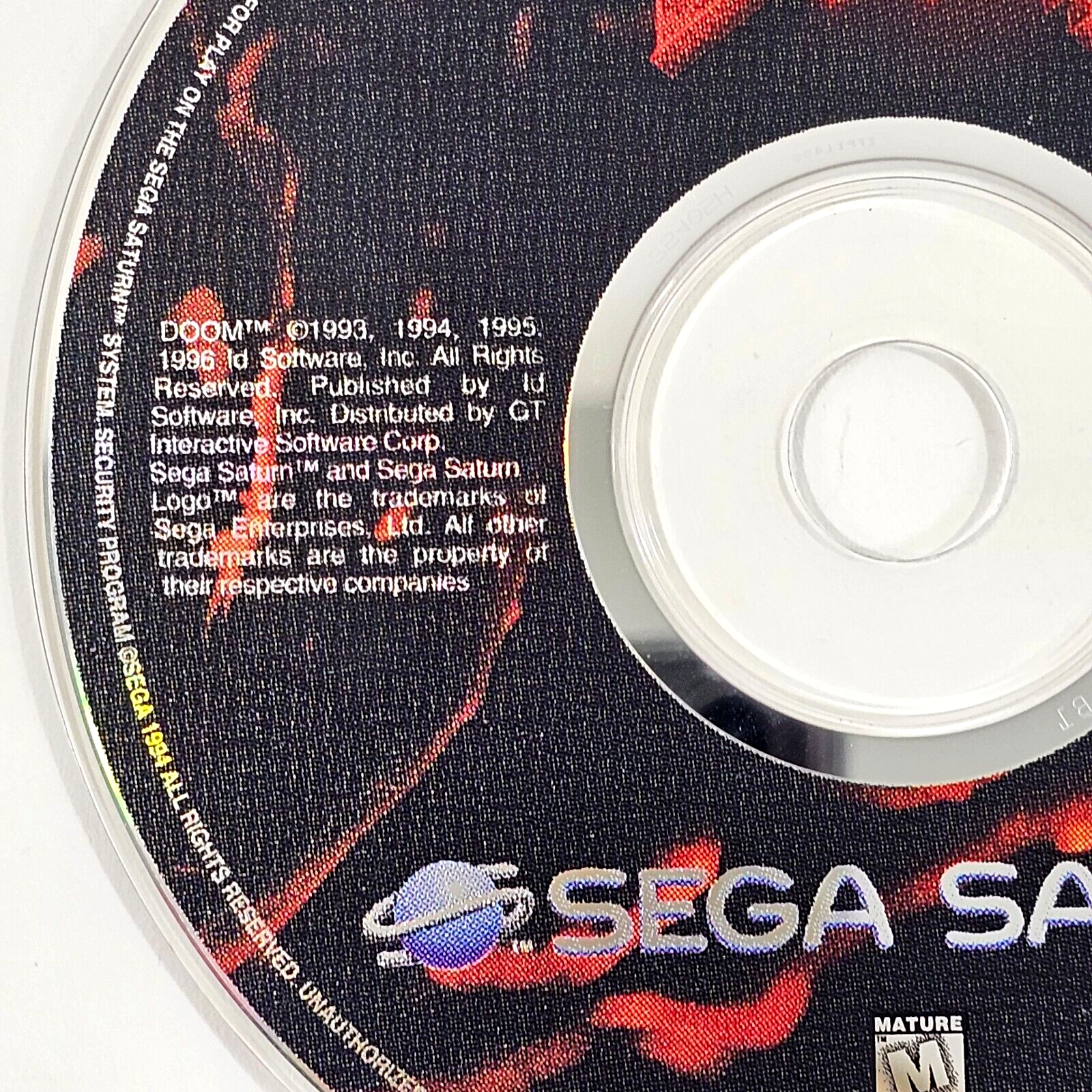 Doom (Sega Saturn, 1996) Game Disc - Tested and Working