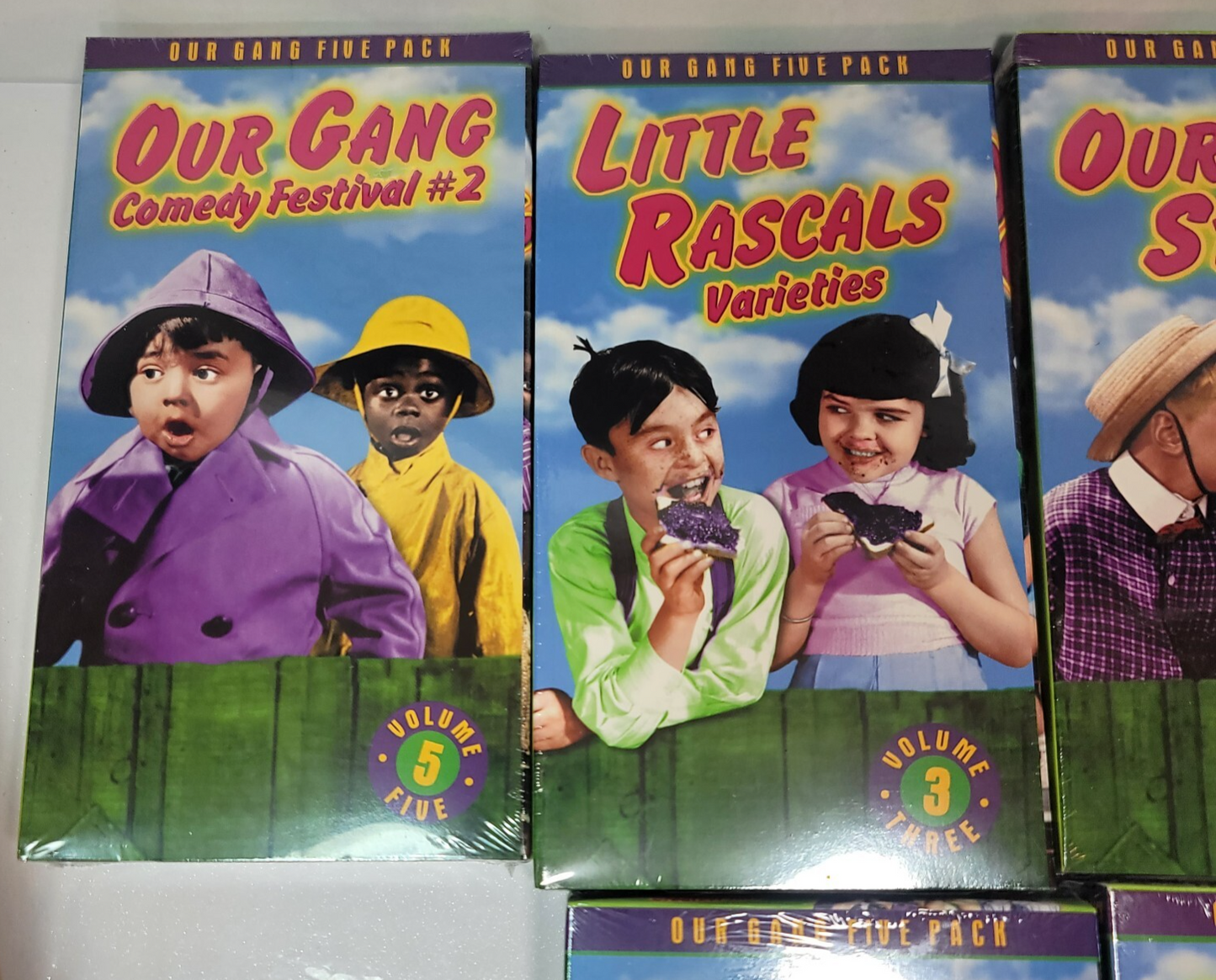 Little Rascals Our Gang Collector Series (VHS, 1999, 5-Tape Box Set) New, Sealed