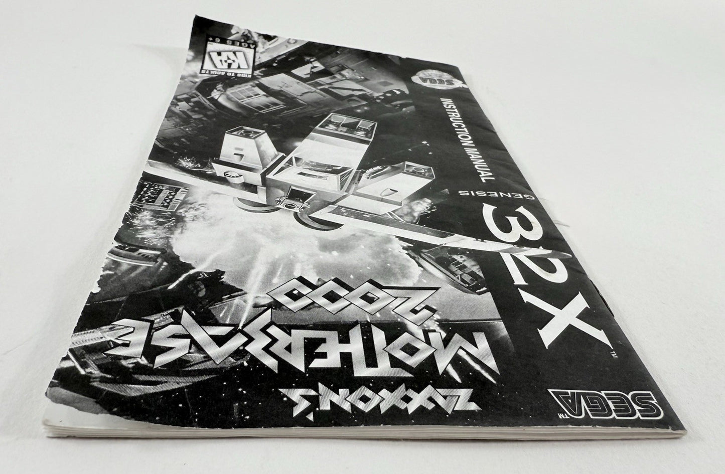 Zaxxon's Motherbase 2000 (Sega Genesis 32X, 1995) Instructional Manual 84512