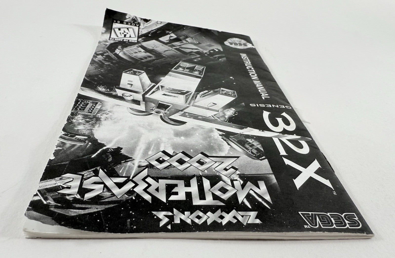 Zaxxon's Motherbase 2000 (Sega Genesis 32X, 1995) Instructional Manual 84512