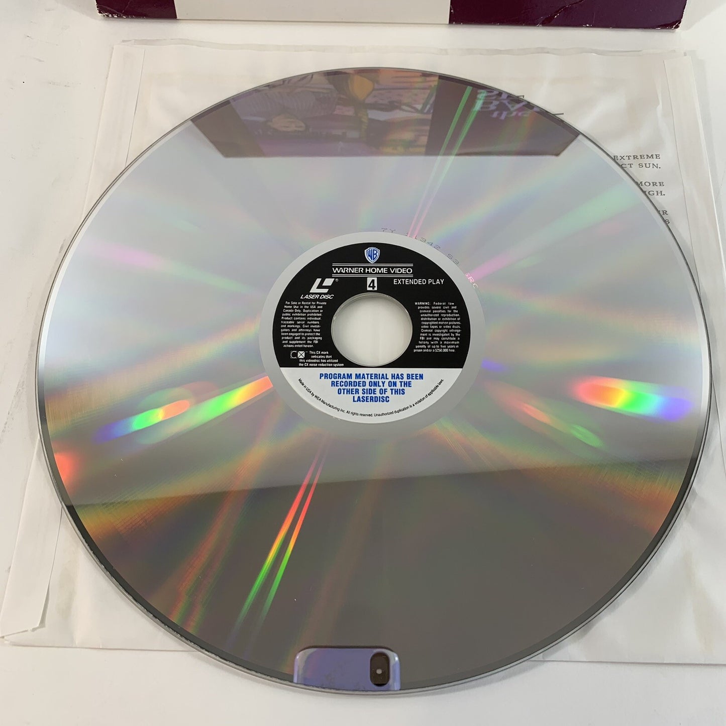 The Bad Seed (Extended/Standard Laserdisc, 1992) Tested and Working