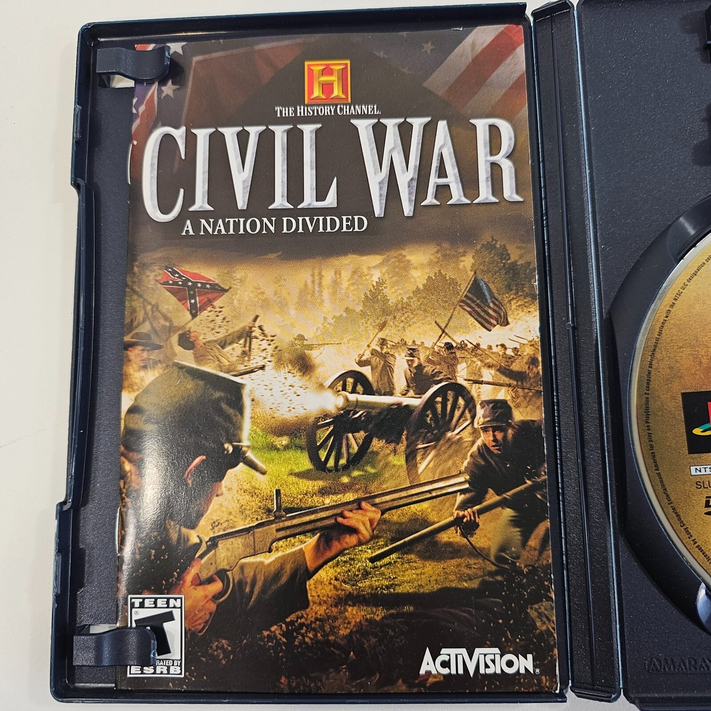 History Channel: Civil War: A Nation Divided (PlayStation 2, 2006) Complete