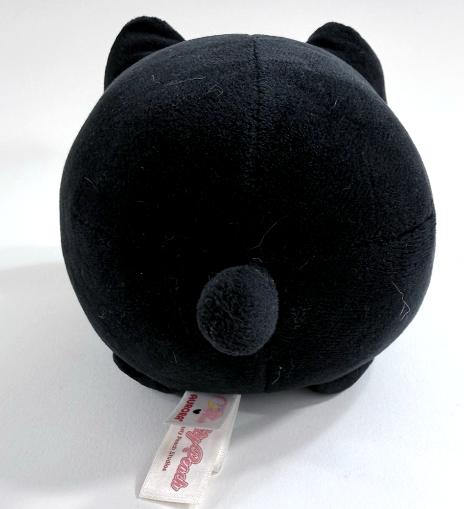 Tasty Peach Studios X Aurora 2022 Meowchi 7” Black Sesame Kawaii Cat Plush