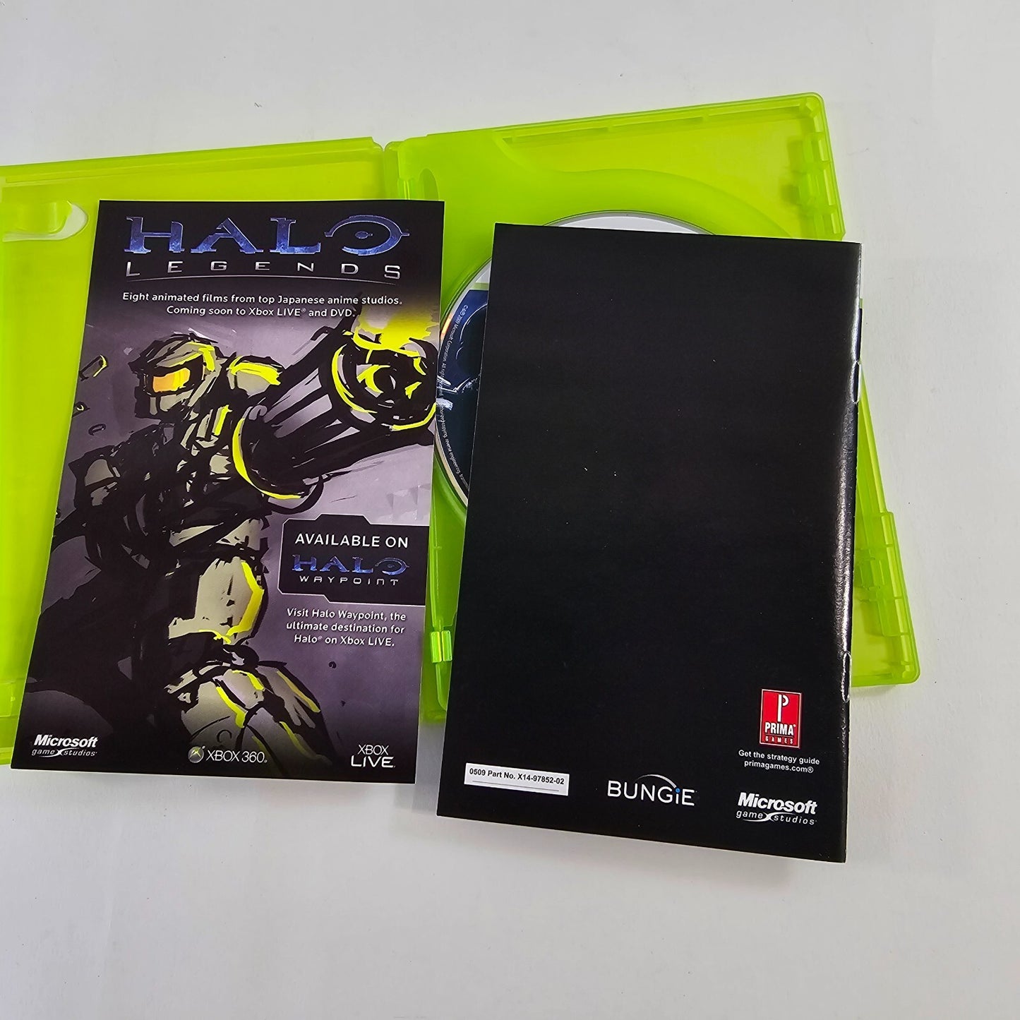 Halo 3: ODST (Microsoft Xbox 360, 2009) Game Discs Case Manual Insert - Tested