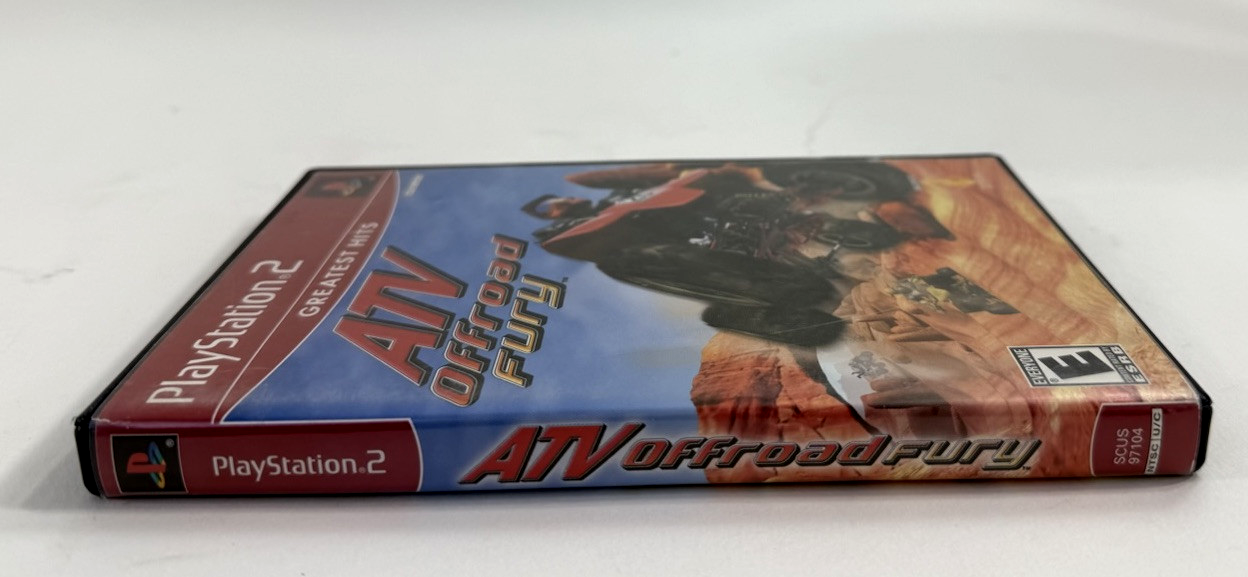 ATV Offroad Fury (Sony PlayStation 2, 2001) Game and Case - Tested and Working