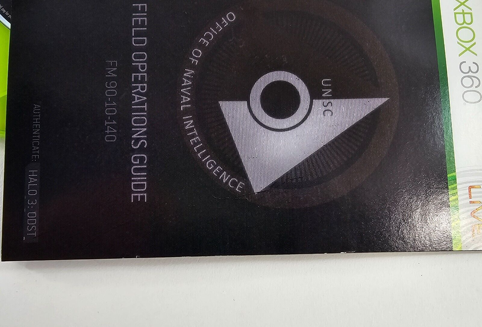 Halo 3: ODST (Microsoft Xbox 360, 2009) Game Discs Case Manual Insert - Tested